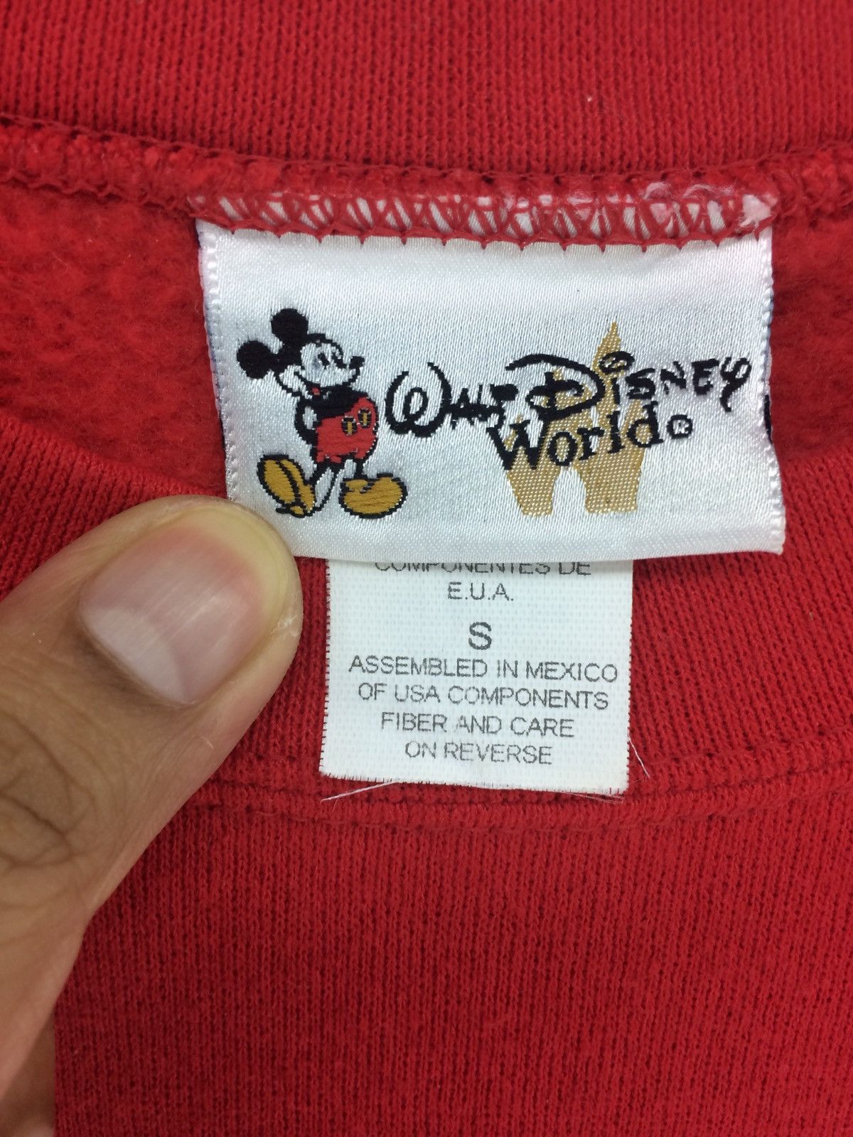 Cartoon Network × Disney × Mickey Mouse Vintage Walt Disney Sweatshirt 90s Cartoon Anime Manga Size US S / EU 44-46 / 1 - 2 Thumbnail