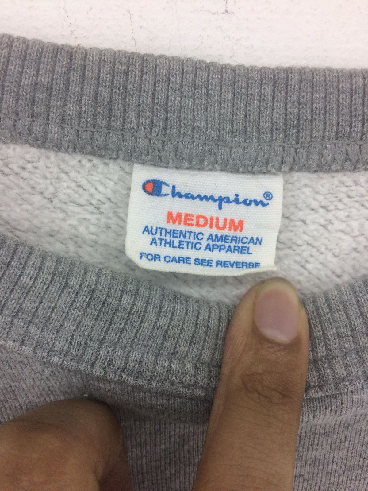 Champion × Vintage Vintage Champion Sweatshirt Medium Size Augusta 90s Dope Size US M / EU 48-50 / 2 - 2 Thumbnail
