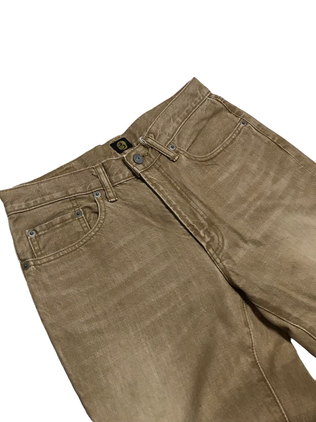 If Six Was Nine × Japanese Brand FLARED💥BIG JOHN DISTRESSED DENIM PANT Size US 29 - 10 Thumbnail
