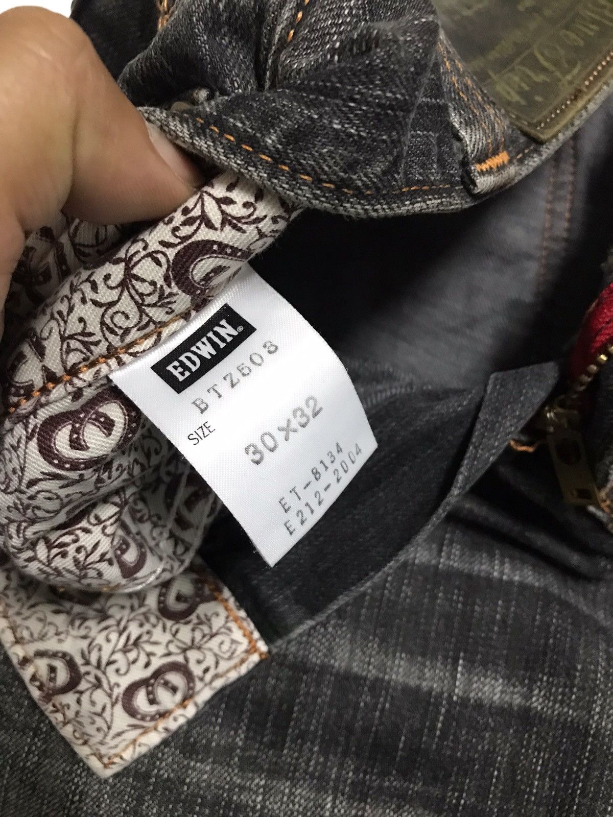 Edwin × If Six Was Nine × Japanese Brand FLARED💥EDWIN 503 BLUE TRIP DISTRESSED DENIM PANT Size US 31 - 11 Thumbnail