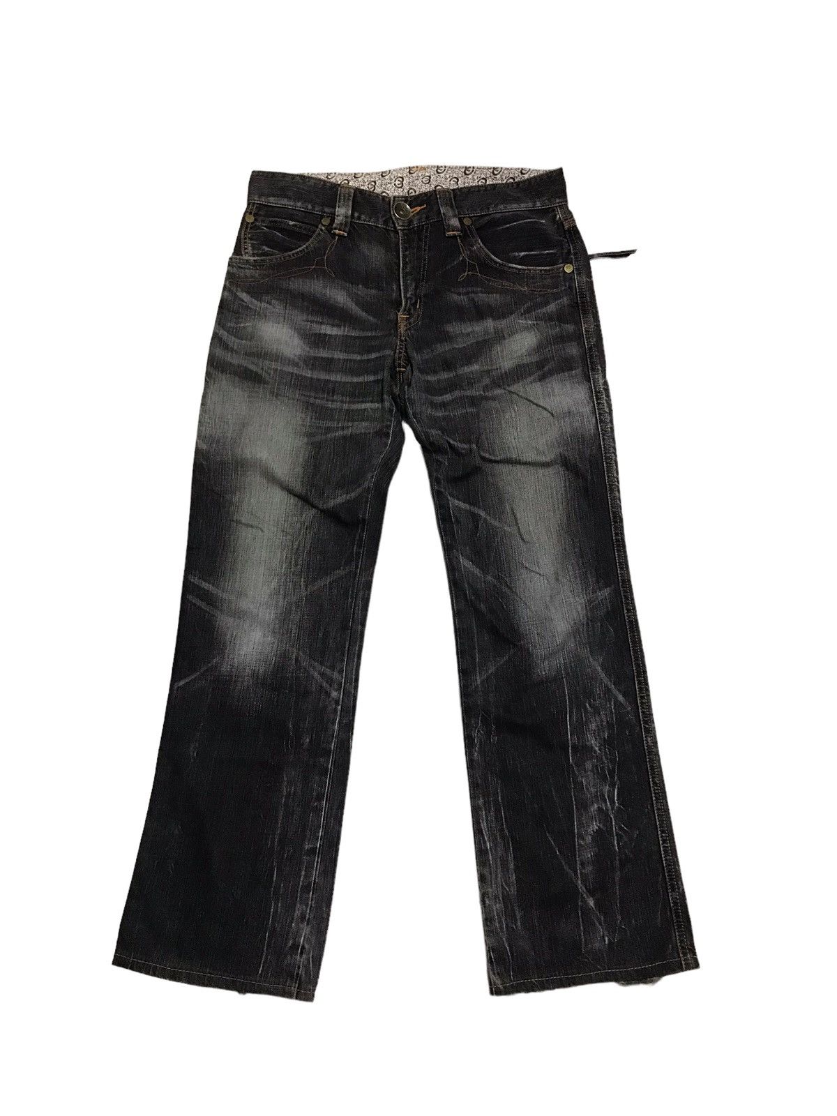 Edwin × If Six Was Nine × Japanese Brand FLARED💥EDWIN 503 BLUE TRIP DISTRESSED DENIM PANT Size US 31 - 1 Thumbnail