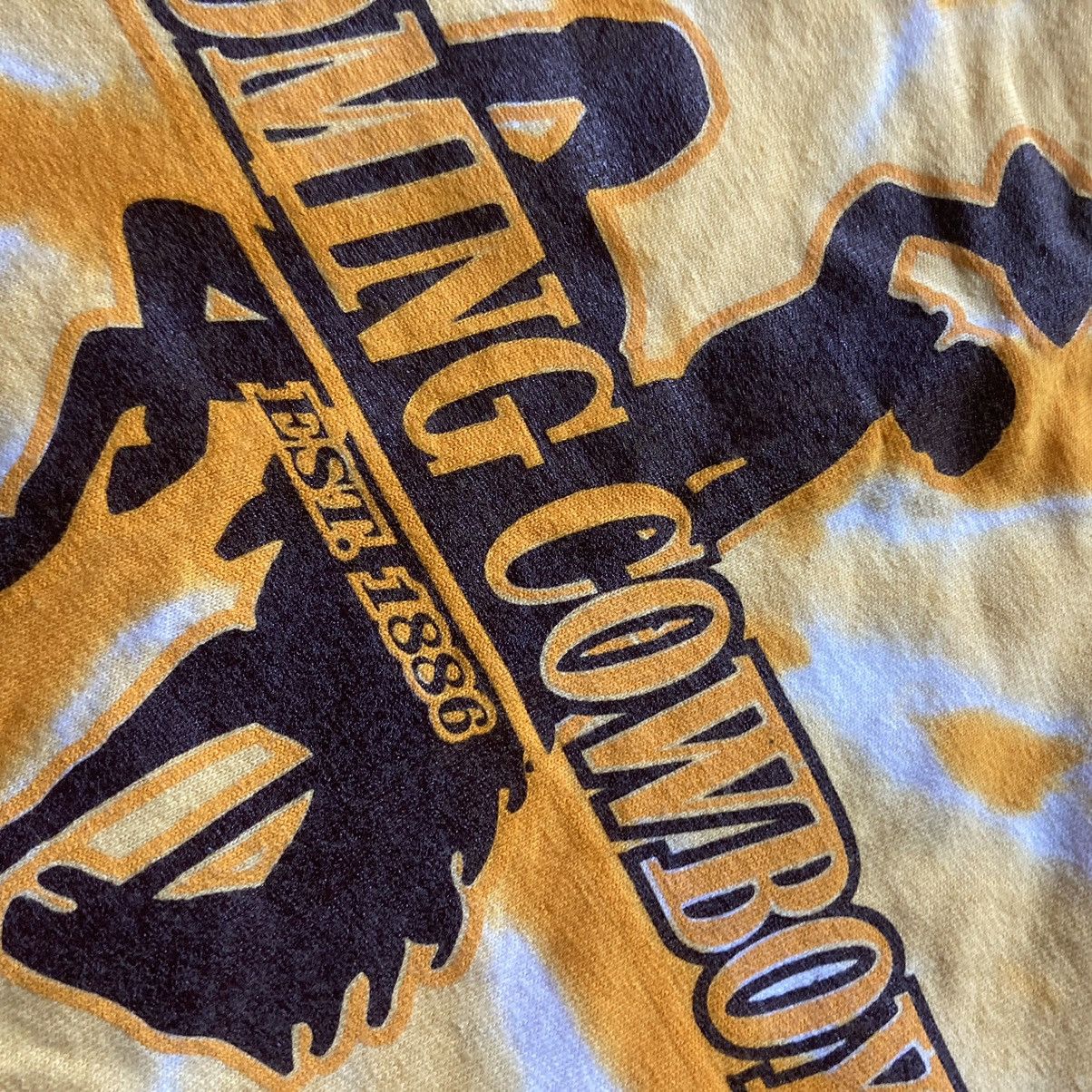NCAA vintage wyoming cowboys ncaa football tie dye tee Size US M / EU 48-50 / 2 - 3 Thumbnail