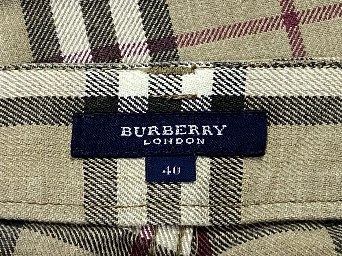 Burberry Burberry London Nova Check Plaid Stretched Cotton Pants Size 32" / US 10 / IT 46 - 11 Thumbnail