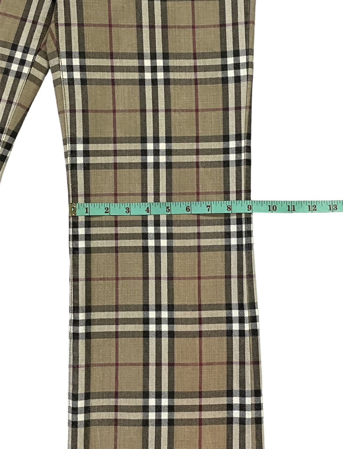 Burberry Burberry London Nova Check Plaid Stretched Cotton Pants Size 32" / US 10 / IT 46 - 9 Thumbnail