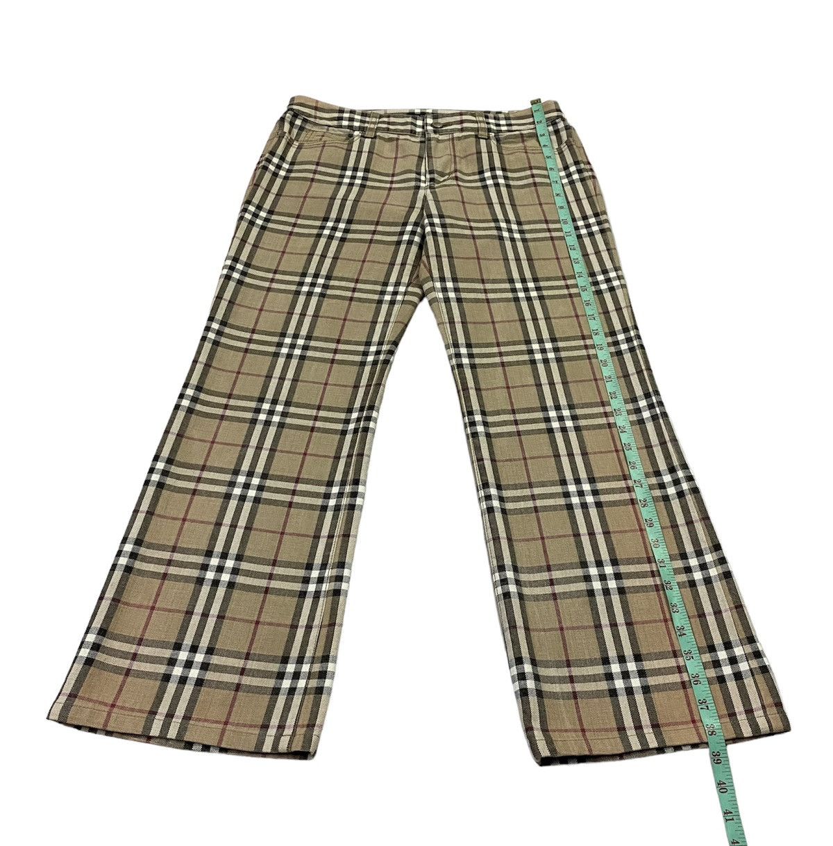 Burberry Burberry London Nova Check Plaid Stretched Cotton Pants Size 32" / US 10 / IT 46 - 6 Thumbnail