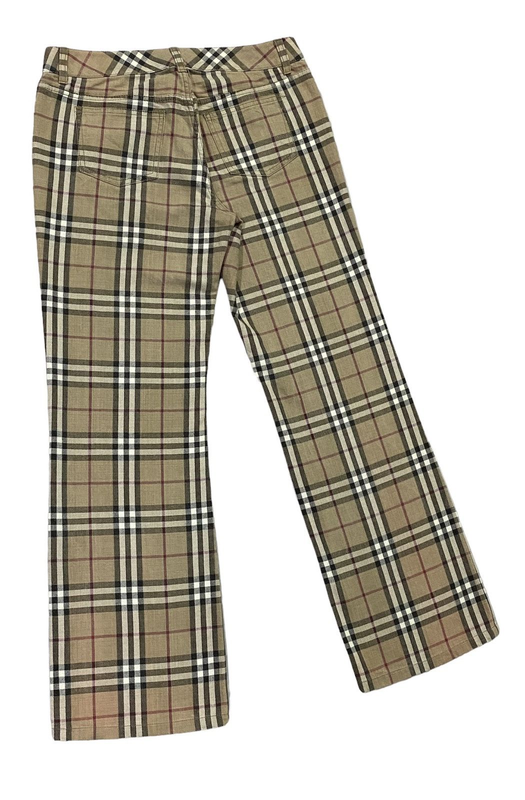 Burberry Burberry London Nova Check Plaid Stretched Cotton Pants Size 32" / US 10 / IT 46 - 21 Thumbnail