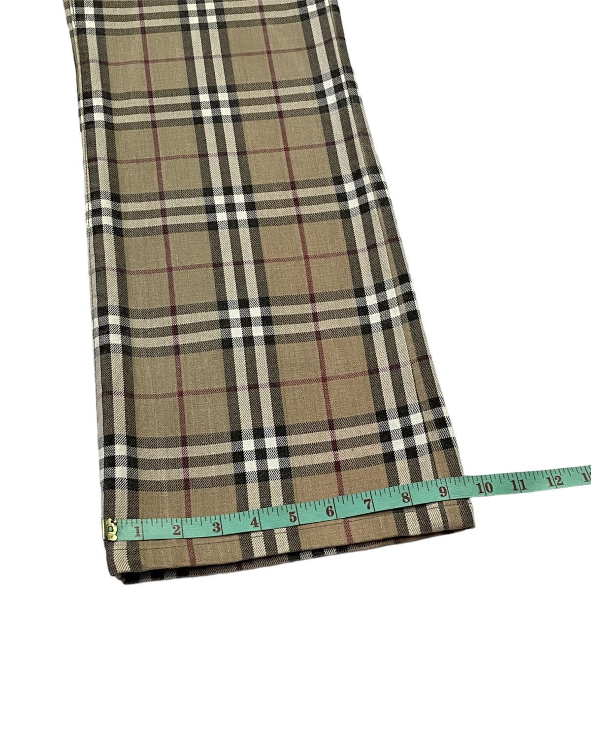 Burberry Burberry London Nova Check Plaid Stretched Cotton Pants Size 32" / US 10 / IT 46 - 10 Thumbnail