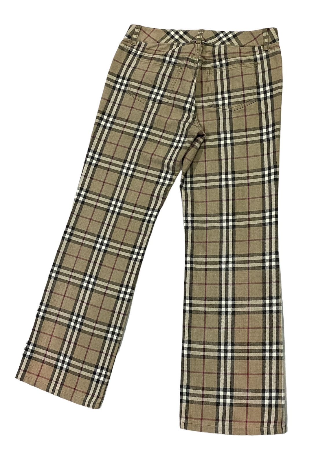 Burberry Burberry London Nova Check Plaid Stretched Cotton Pants Size 32" / US 10 / IT 46 - 20 Thumbnail