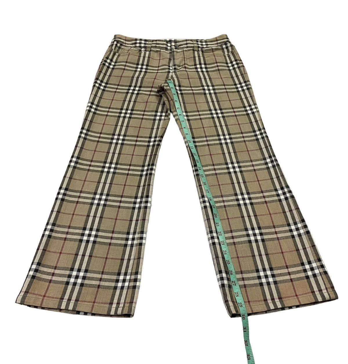 Burberry Burberry London Nova Check Plaid Stretched Cotton Pants Size 32" / US 10 / IT 46 - 7 Thumbnail