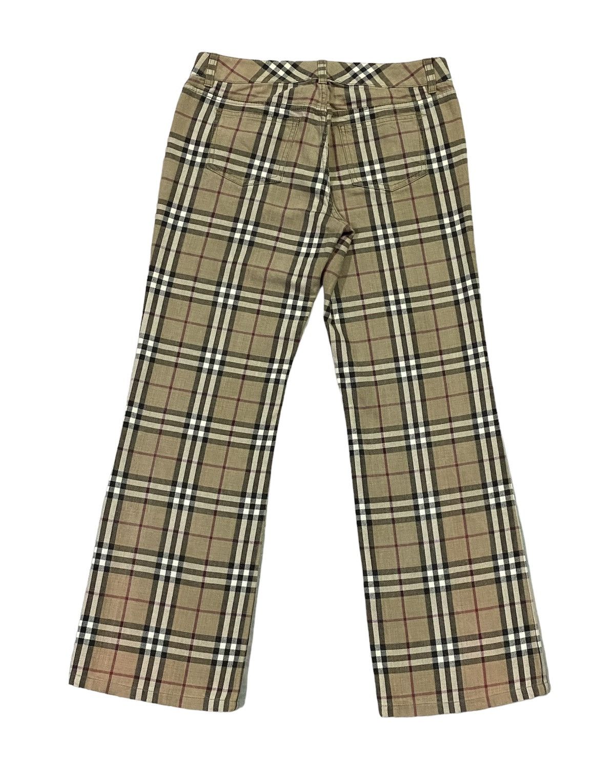 Burberry Burberry London Nova Check Plaid Stretched Cotton Pants Size 32" / US 10 / IT 46 - 3 Thumbnail