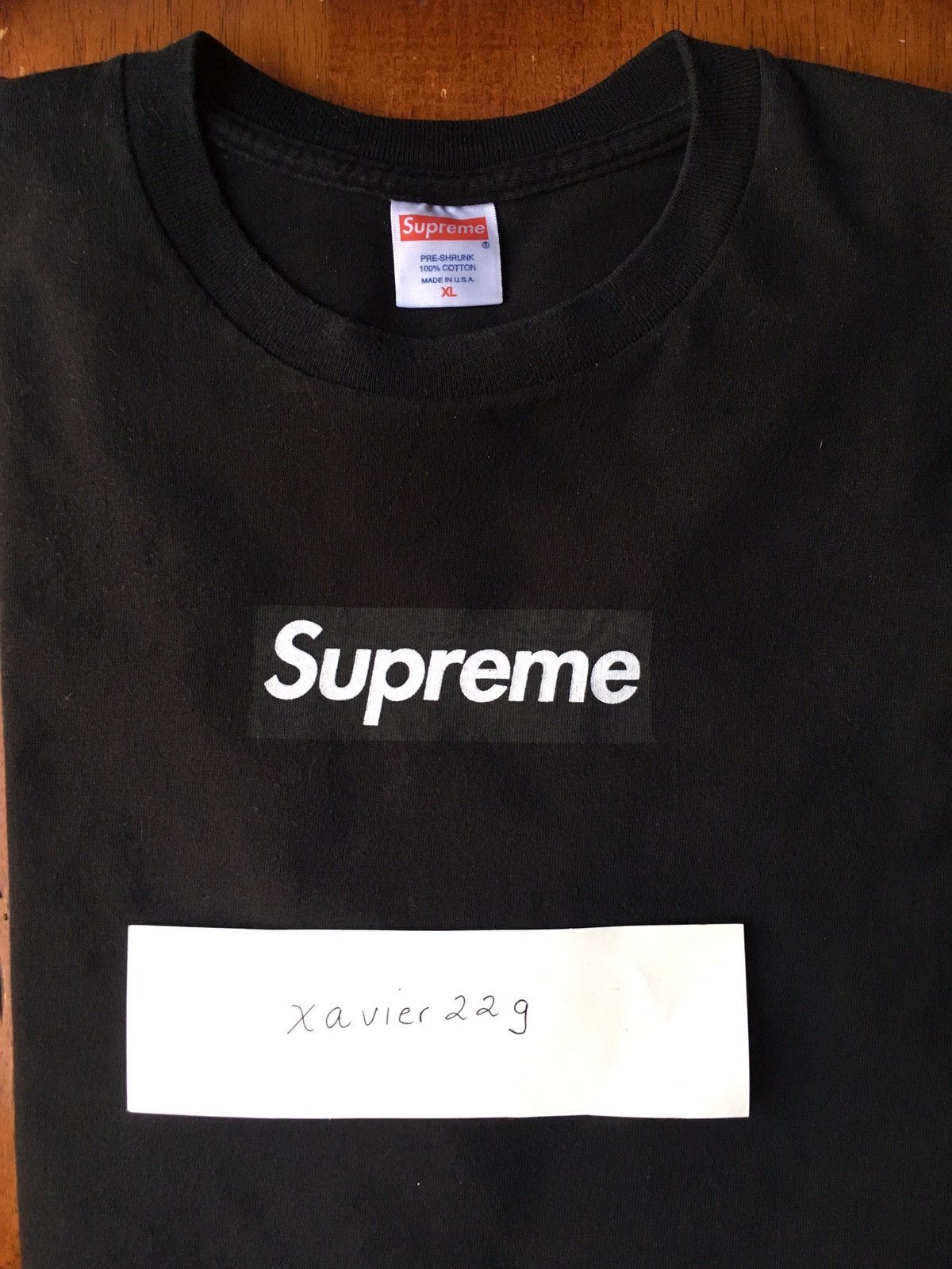 Supreme black clearance box logo tee