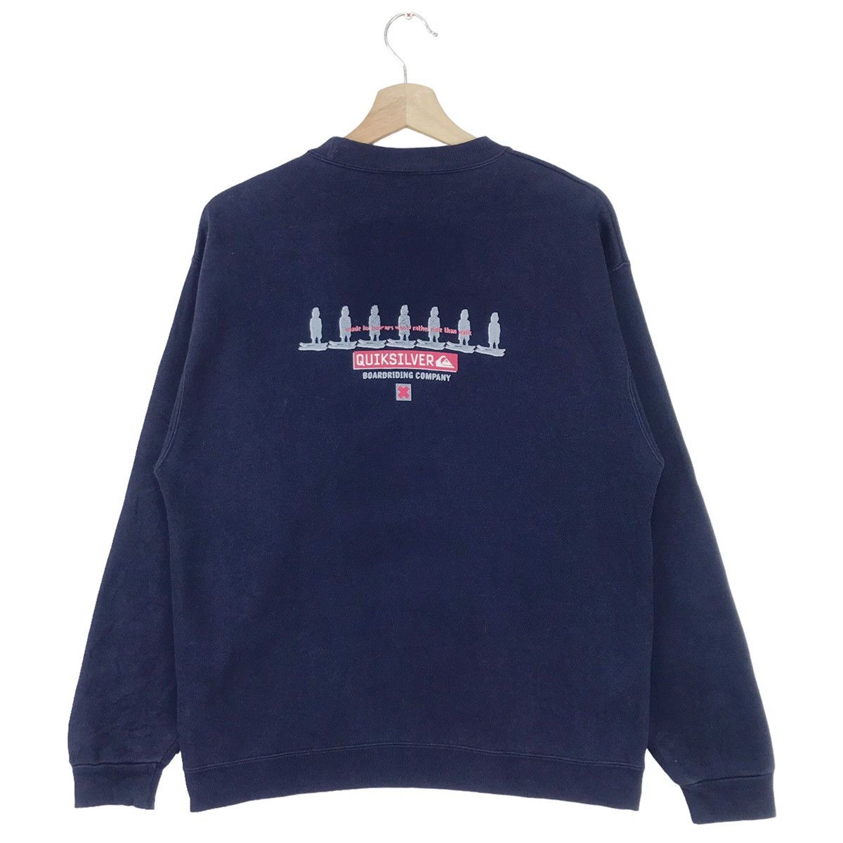 Quicksilver × Vintage 90’s Quiksilver Boarding Company Crewneck Size US M / EU 48-50 / 2 - 1 Thumbnail