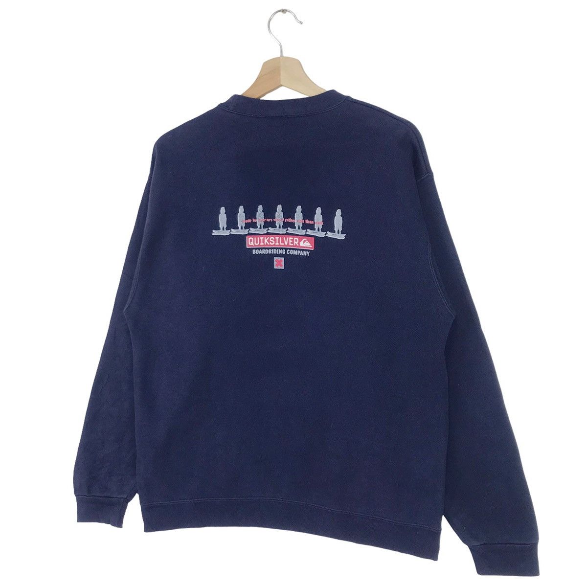 Quicksilver × Vintage 90’s Quiksilver Boarding Company Crewneck Size US M / EU 48-50 / 2 - 3 Thumbnail