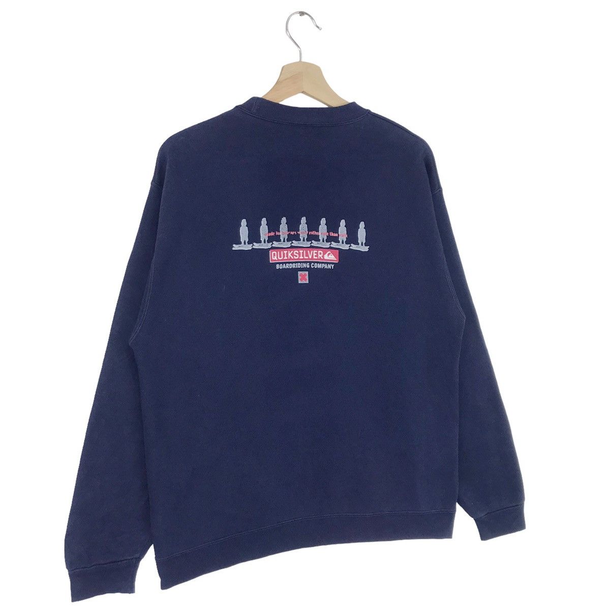 Quicksilver × Vintage 90’s Quiksilver Boarding Company Crewneck Size US M / EU 48-50 / 2 - 7 Thumbnail