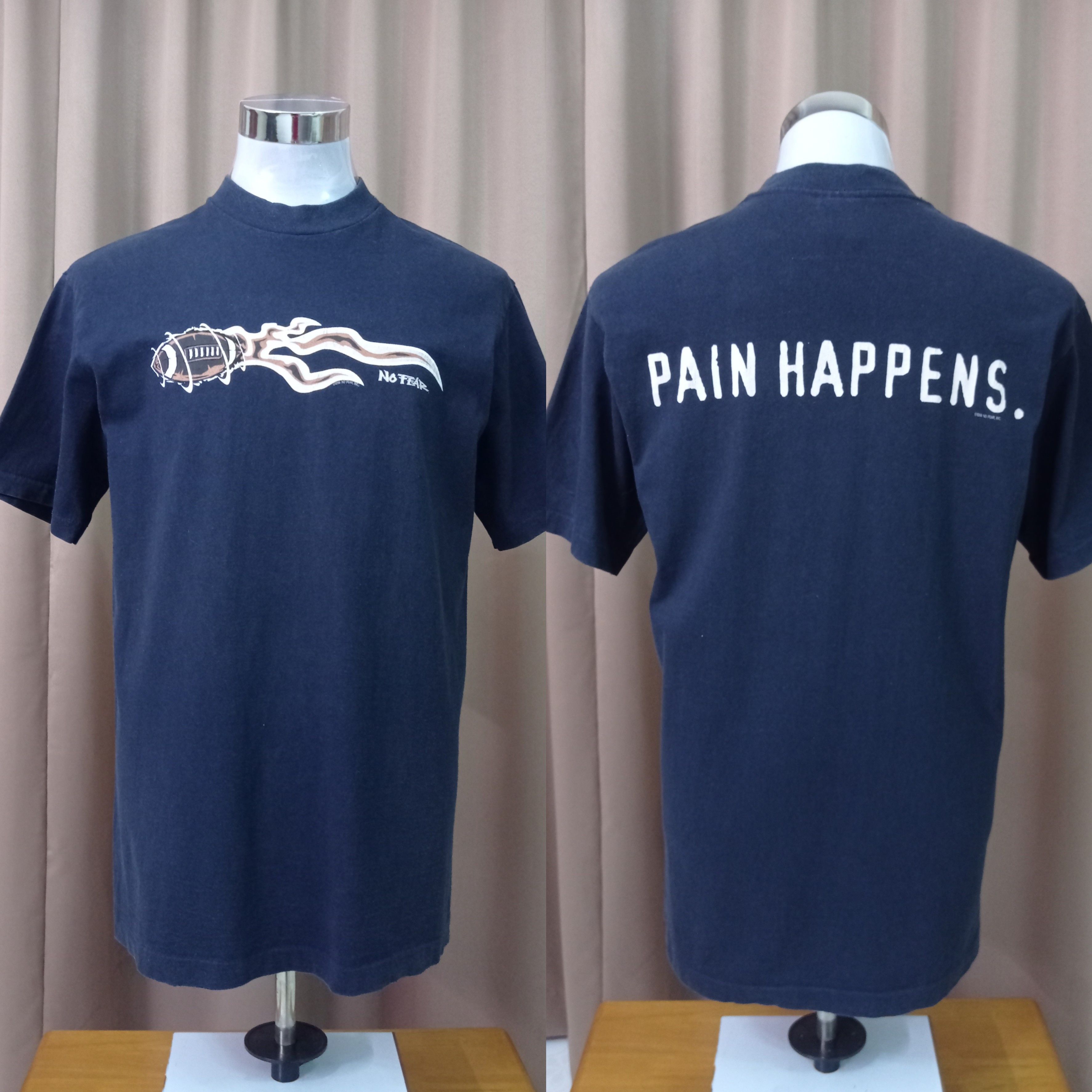 No Fear VINTAGE 90s NO FEAR 1996 USA TEE – SINGLE STITCH, L Size US L / EU 52-54 / 3 - 1 Thumbnail