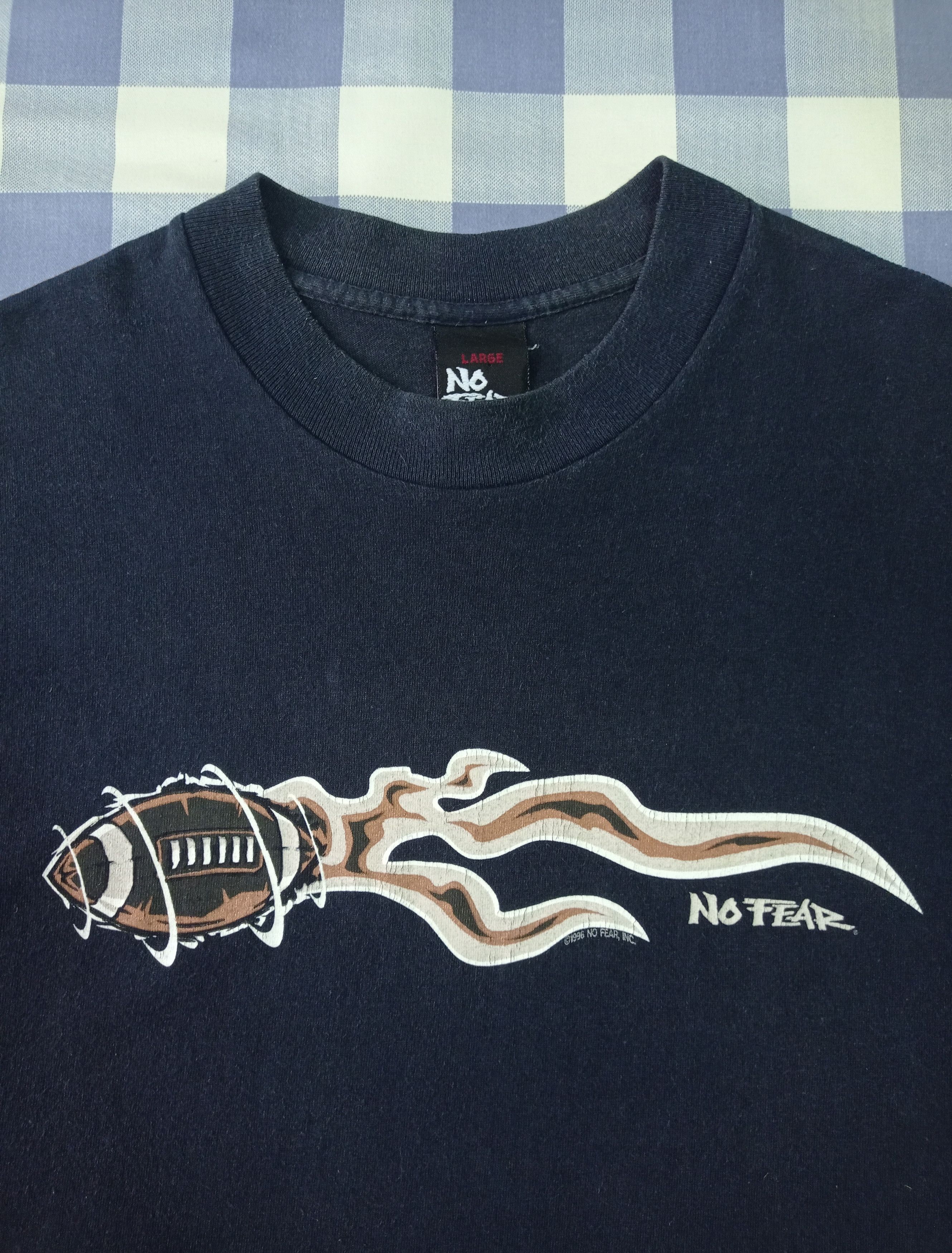 No Fear VINTAGE 90s NO FEAR 1996 USA TEE – SINGLE STITCH, L Size US L / EU 52-54 / 3 - 4 Thumbnail