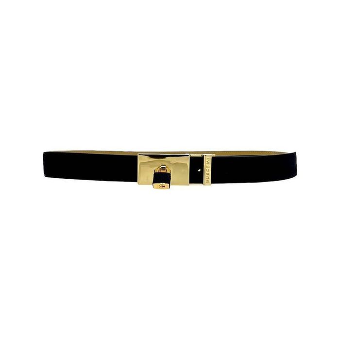 Buscemi BUSCEMI 100mm Padlock Buckle Nubuck Belt Blue 36 90 Grailed