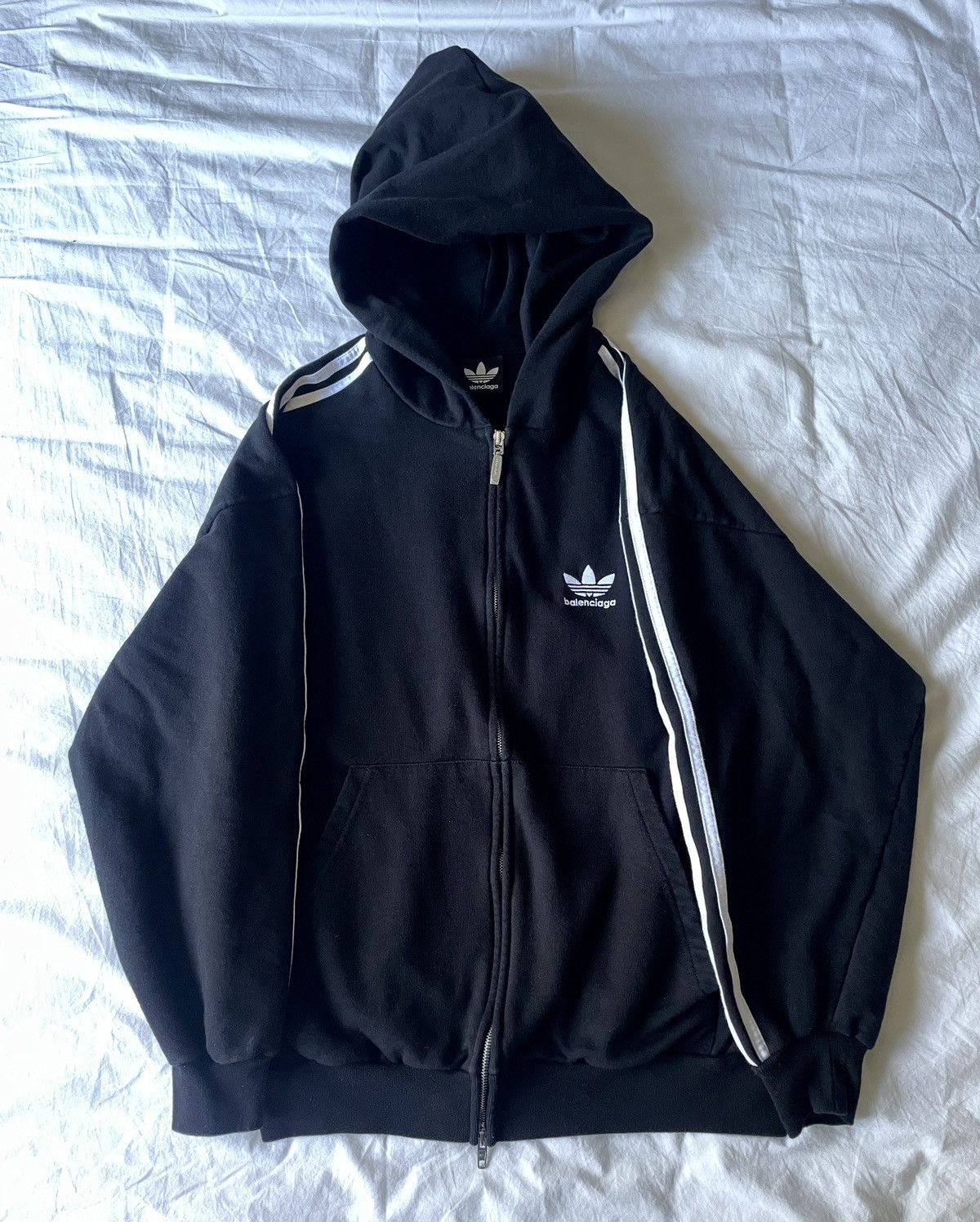 Adidas × Balenciaga Balenciaga x Adidas Zip Up Hoodie | Grailed