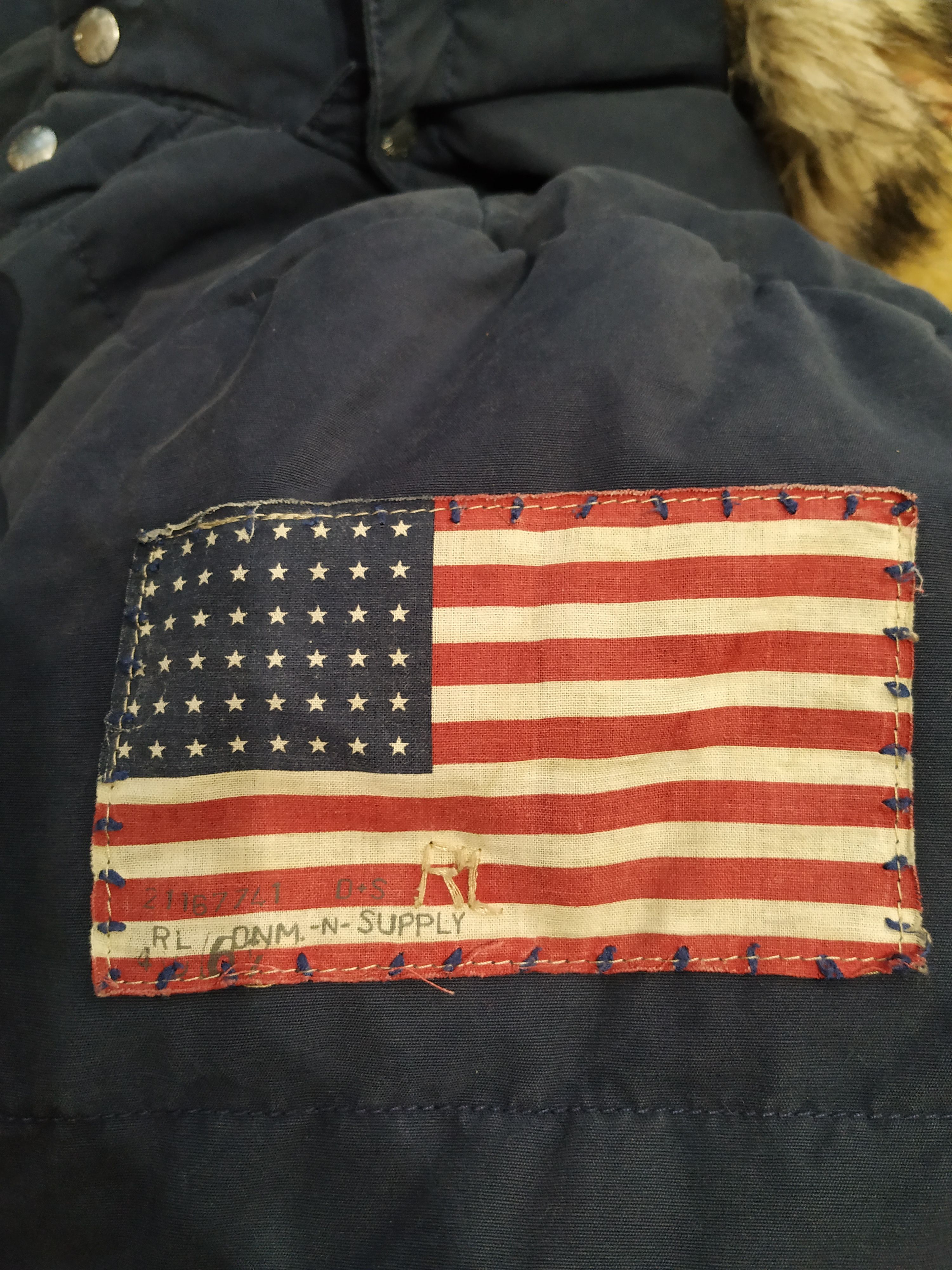Denim & Supply Ralph Lauren × Vintage Men's DENIM & SUPPLY RALPH LAUREN Down Jacket Coat Puffer Size US S / EU 44-46 / 1 - 4 Thumbnail