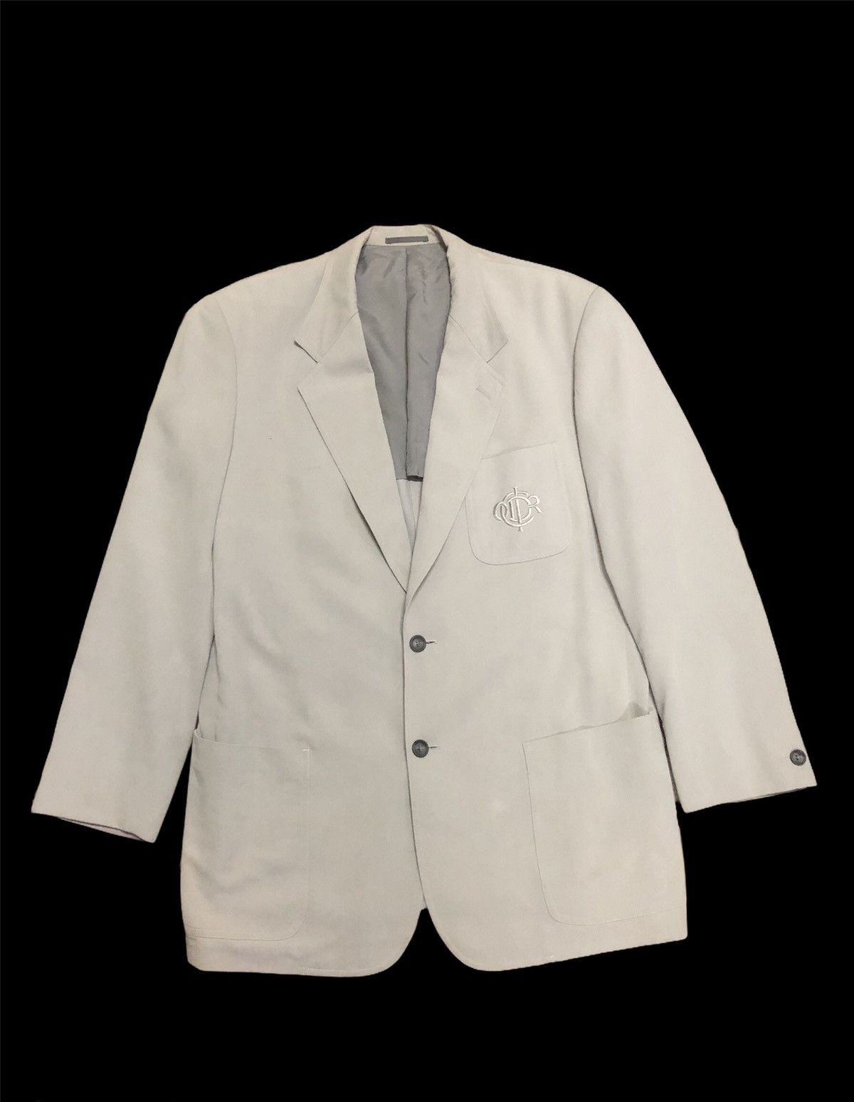 Christian Dior Monsieur SALE🔥DIOR’ Embroidered Logo Heidi Slimane Inspired Size US L / EU 52-54 / 3 - 2 Thumbnail