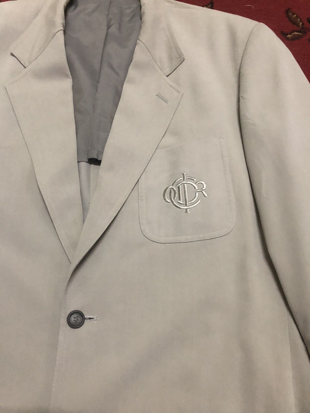Christian Dior Monsieur SALE🔥DIOR’ Embroidered Logo Heidi Slimane Inspired Size US L / EU 52-54 / 3 - 1 Thumbnail