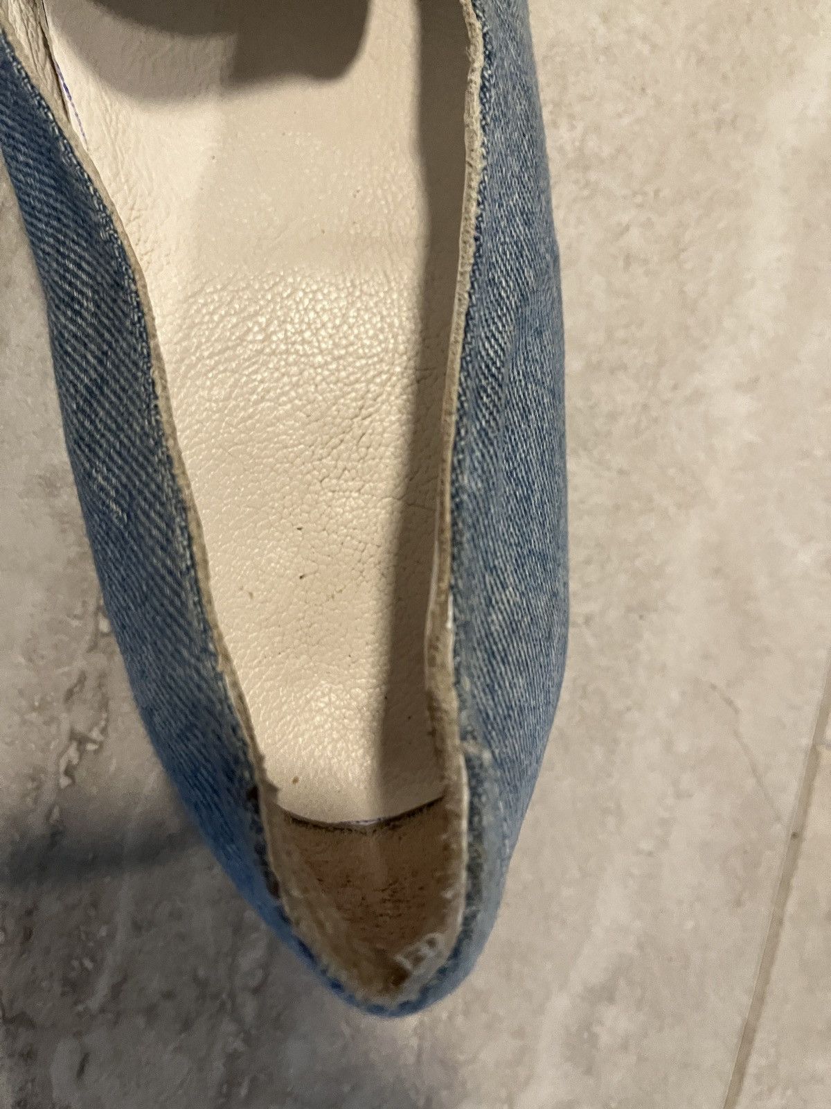 Vintage VINTAGE Denim Loafers (Custom Made) Size US 11 / EU 44 - 5 Thumbnail