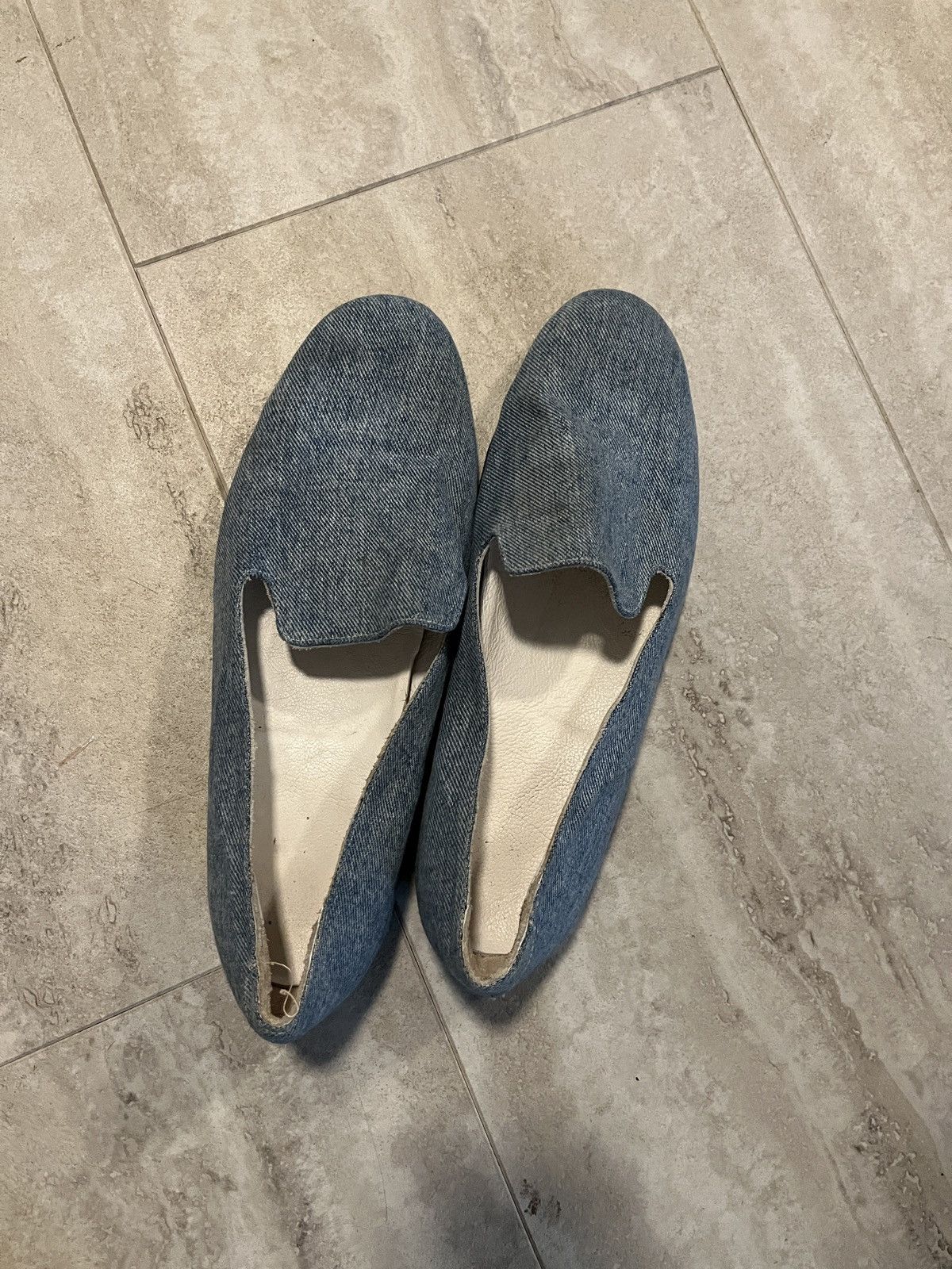 Vintage VINTAGE Denim Loafers (Custom Made) Size US 11 / EU 44 - 2 Thumbnail