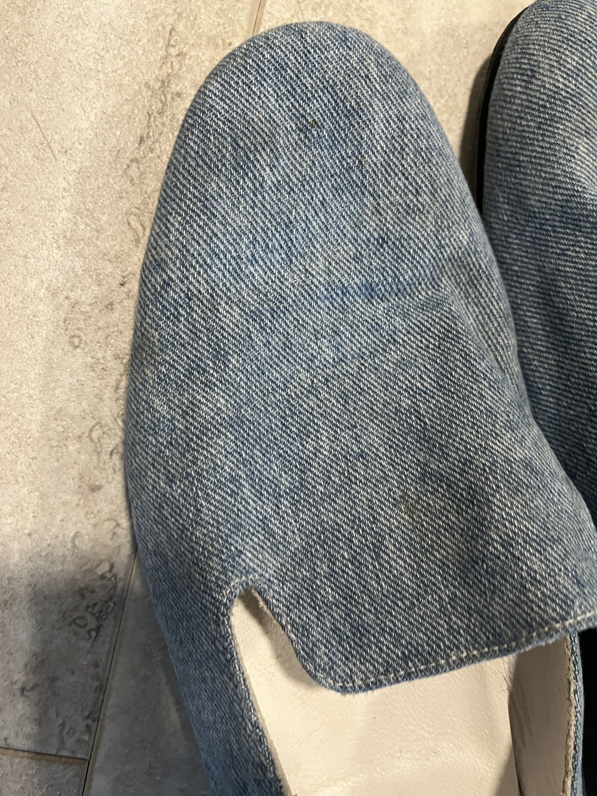 Vintage VINTAGE Denim Loafers (Custom Made) Size US 11 / EU 44 - 9 Thumbnail