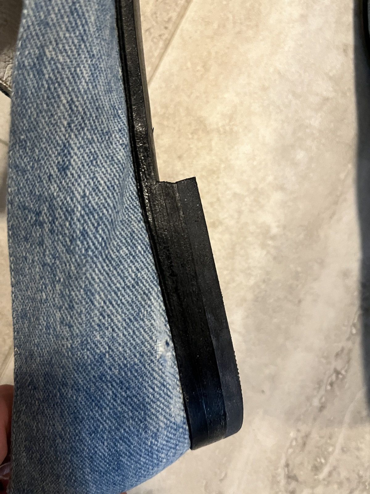 Vintage VINTAGE Denim Loafers (Custom Made) Size US 11 / EU 44 - 6 Thumbnail