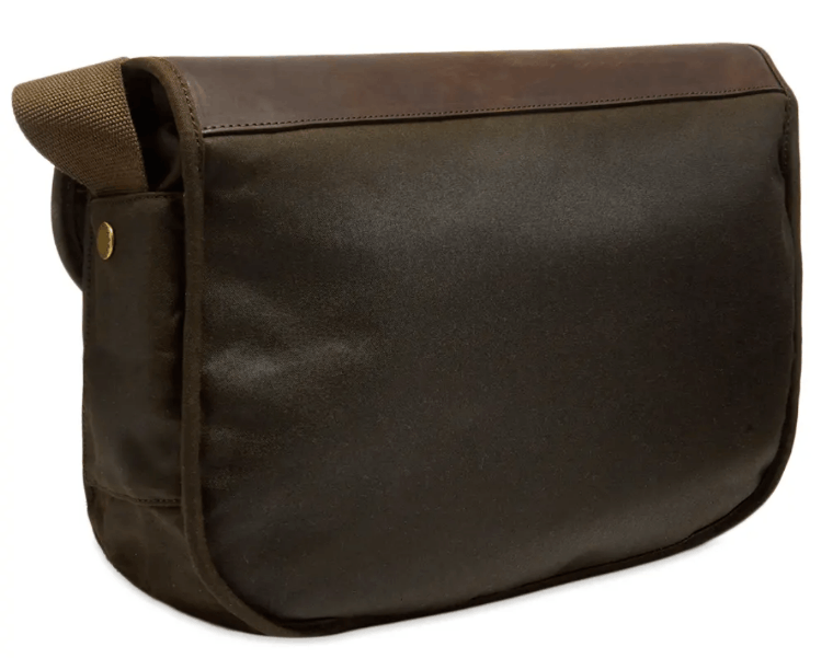 Barbour BARBOUR WAX LEATHER TARRAS BAG w/ Leather trim in Olive Size ONE SIZE - 12 Thumbnail