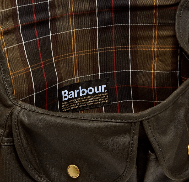 Barbour BARBOUR WAX LEATHER TARRAS BAG w/ Leather trim in Olive Size ONE SIZE - 7 Thumbnail
