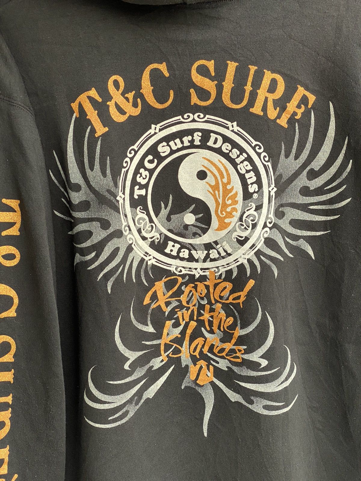 Japanese Brand Vintage T&C Surf Chrome Wings Hearts Gold Wings Hoodies Size US XL / EU 56 / 4 - 5 Thumbnail