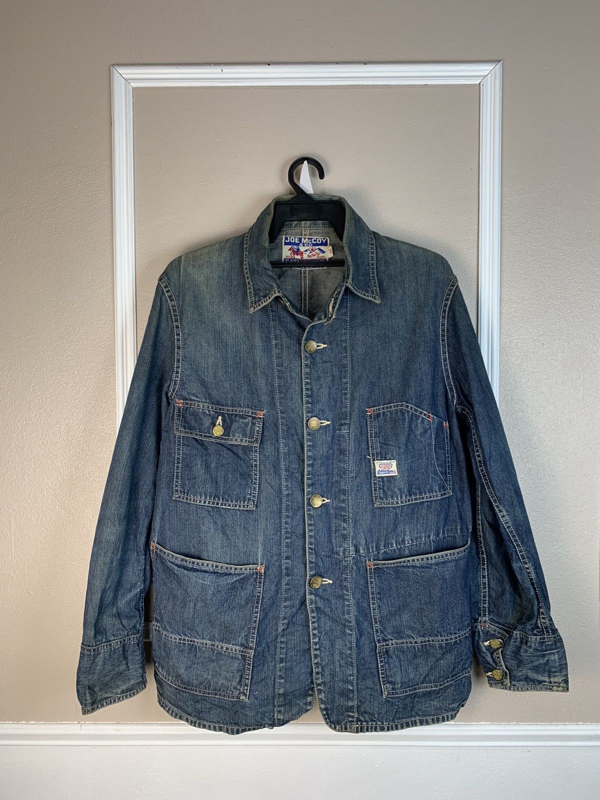 image of Joe Mc Coy 8 Hour Union Made By The The Real Mccoys in Denim, Men's (Size Medium)