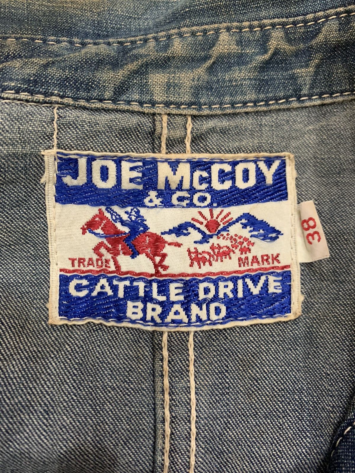 Japanese Brand vintage joe mc coy 8 Hour Union made by the the real McCOYS Size US M / EU 48-50 / 2 - 12 Thumbnail