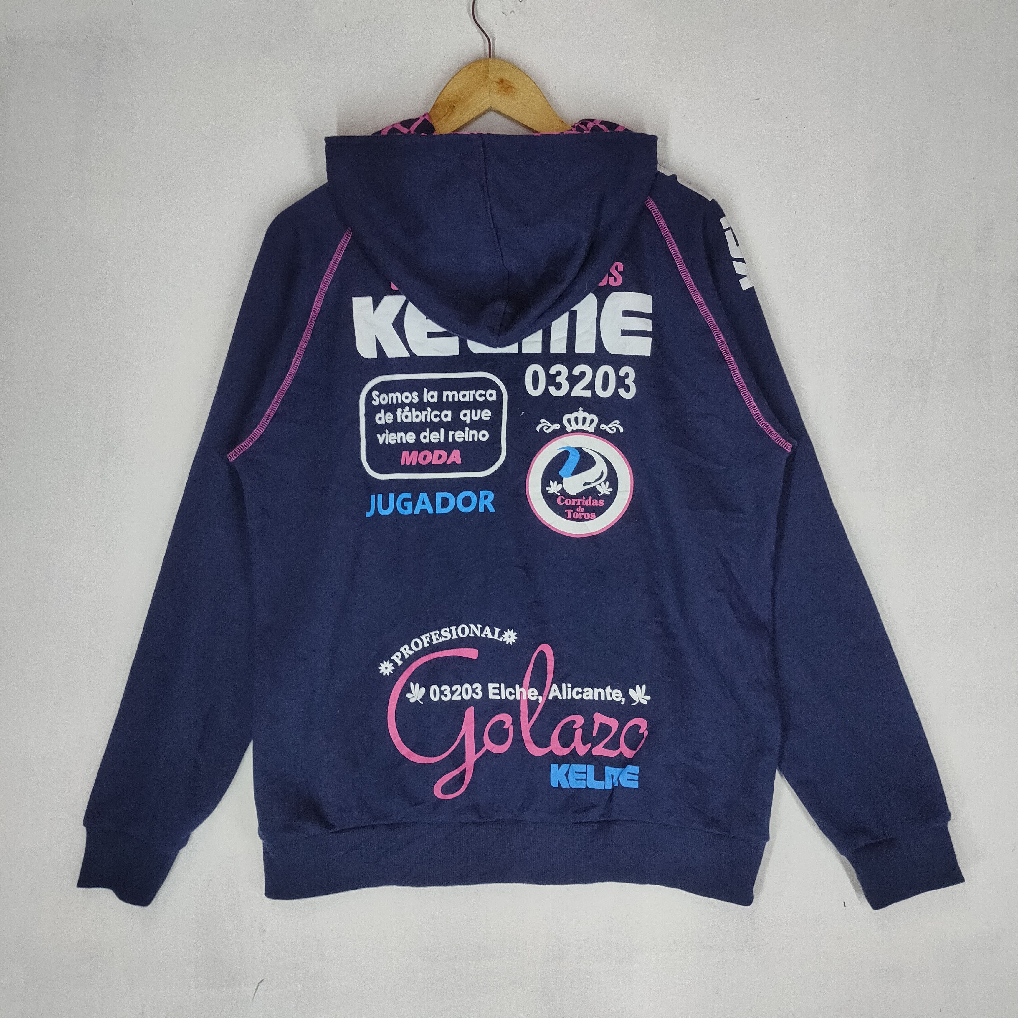 Sports Specialties KELME UNWORN BIG PRINTED Full Zipper Sport Sweater Size US L / EU 52-54 / 3 - 7 Thumbnail