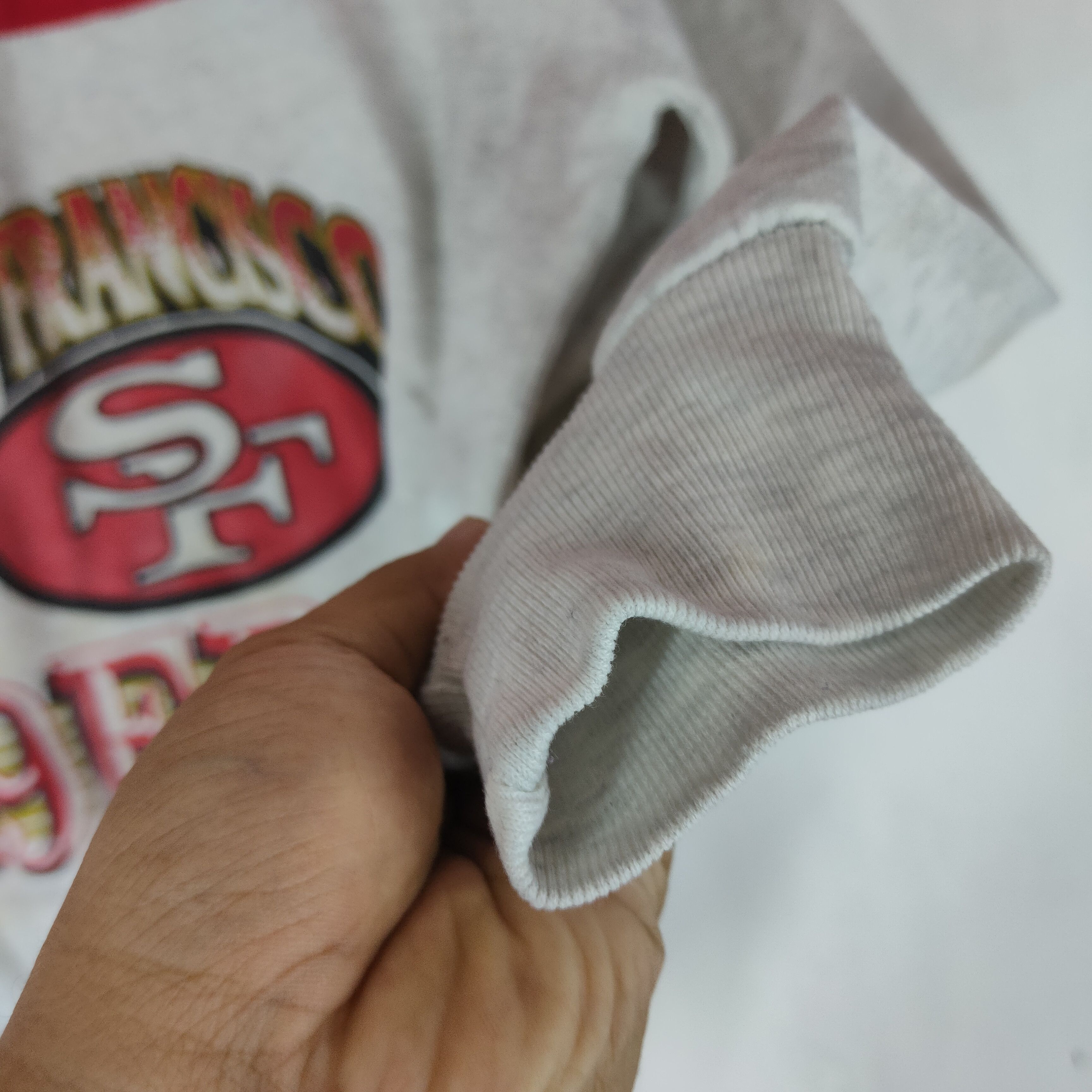 NFL Vintage 49ERS SAN FRANCISCO NFL Rugby Team Logo Sweatshirt Size US XL / EU 56 / 4 - 4 Thumbnail