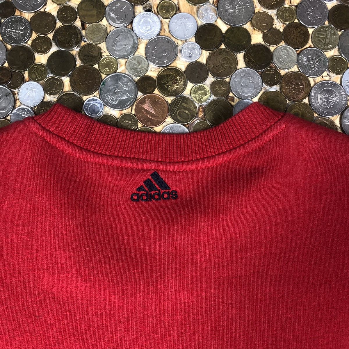 Adidas Adidas vintage red hoodie Size US M / EU 48-50 / 2 - 6 Thumbnail