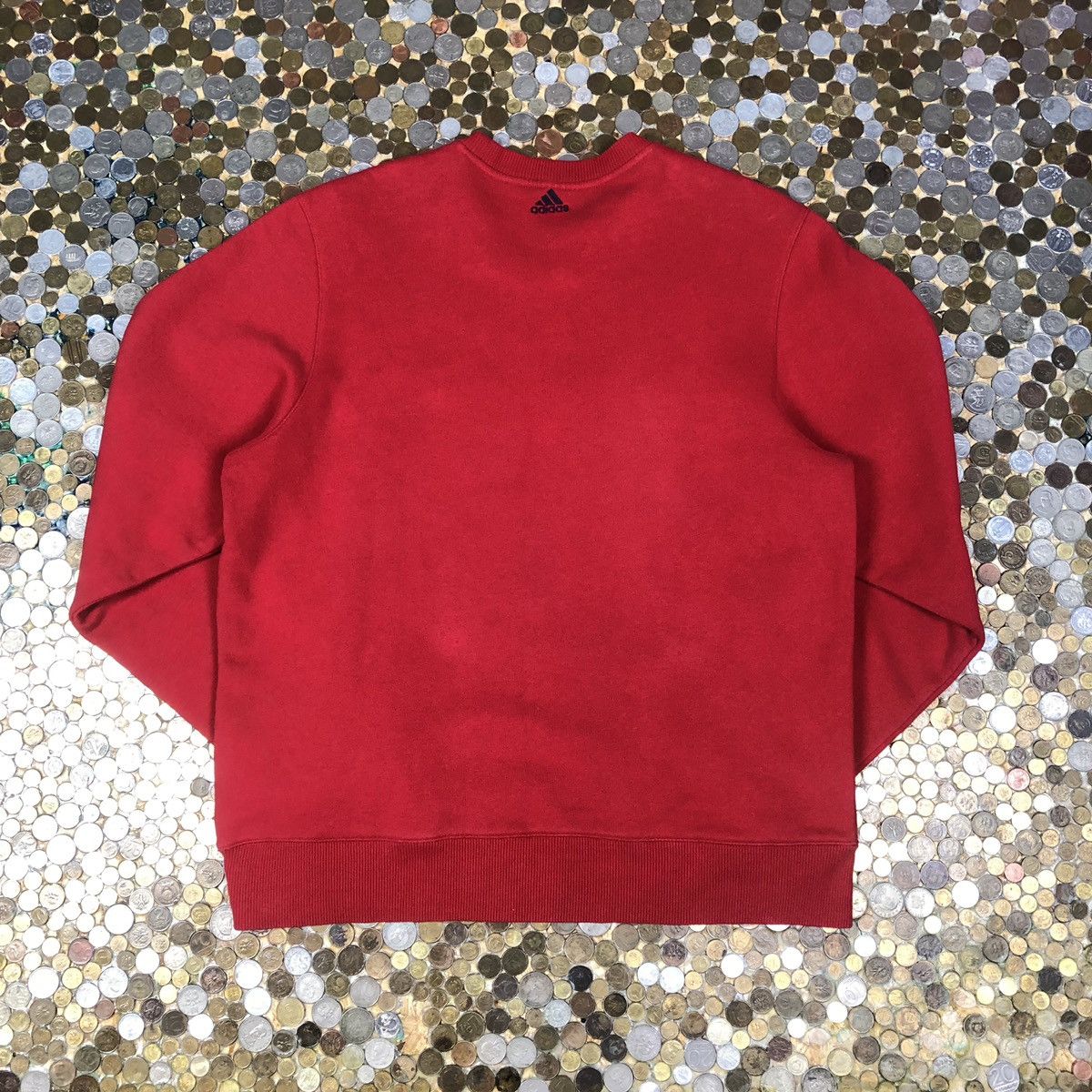 Adidas Adidas vintage red hoodie Size US M / EU 48-50 / 2 - 5 Thumbnail