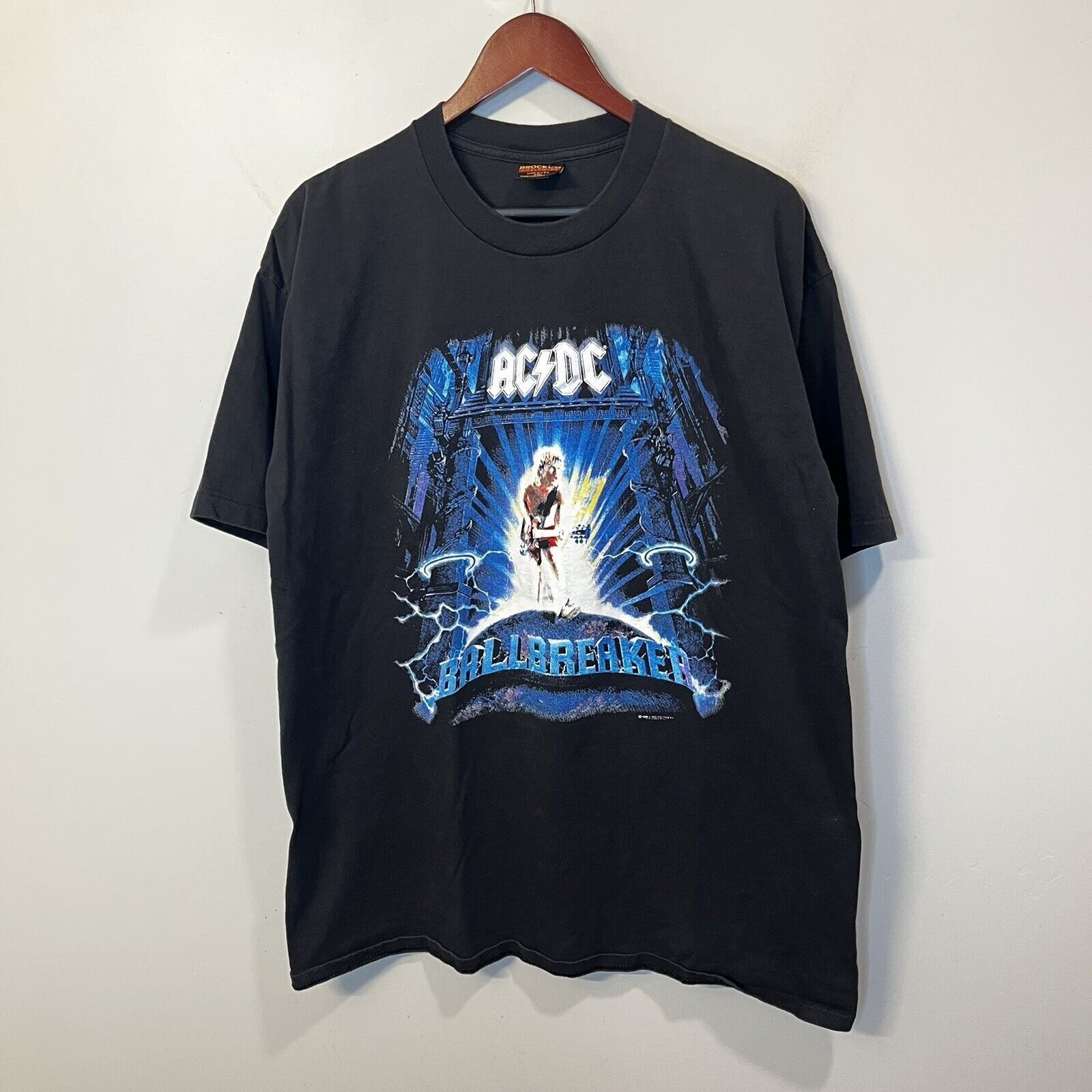 Vintage AC/DC Vtg1996 Ballbreaker World Tour Brockum USA T-Shirt | Grailed