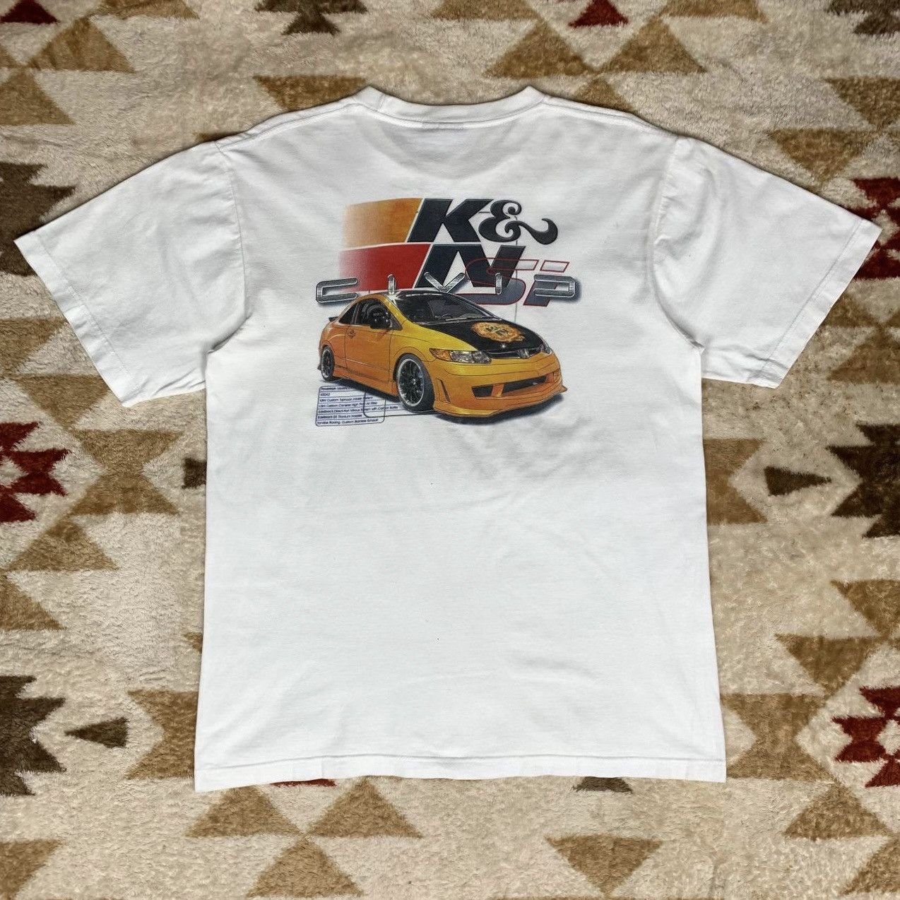 Honda 💥Hot Item💥Bootleg Vintage K&N Honda Civic Si JDM Shirt Size US L / EU 52-54 / 3 - 2 Thumbnail