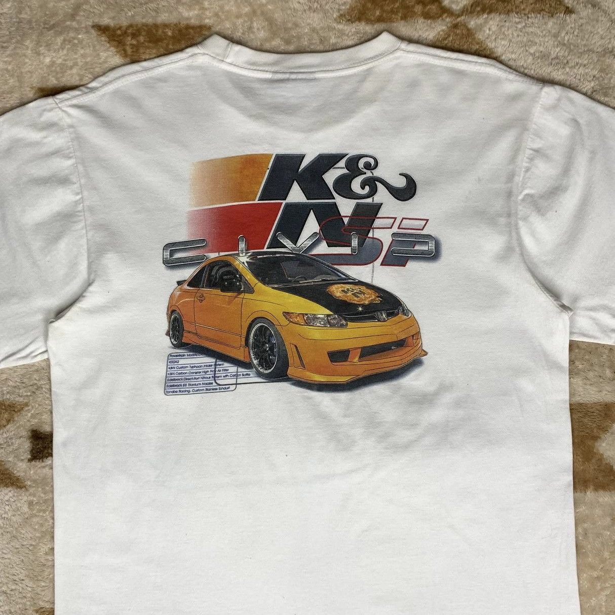 Honda 💥Hot Item💥Bootleg Vintage K&N Honda Civic Si JDM Shirt Size US L / EU 52-54 / 3 - 4 Thumbnail