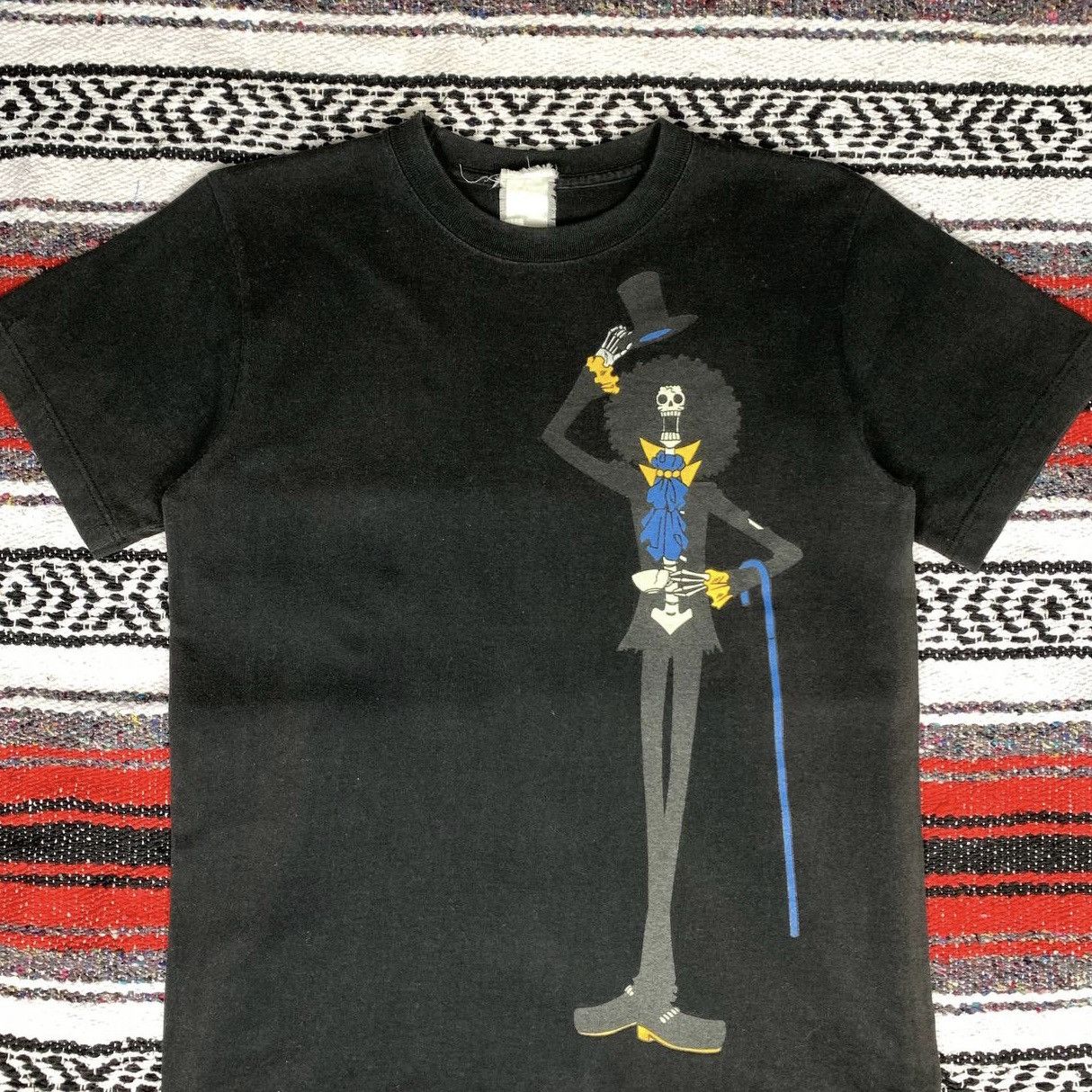 Anime × One Piece Vintage Anime Brook One Piece Character Shirt SunFaded Size US S / EU 44-46 / 1 - 3 Thumbnail