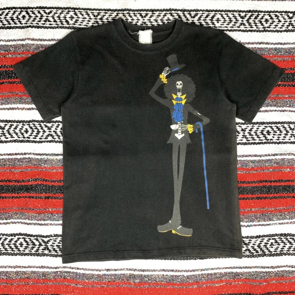 Anime × One Piece Vintage Anime Brook One Piece Character Shirt SunFaded Size US S / EU 44-46 / 1 - 1 Thumbnail