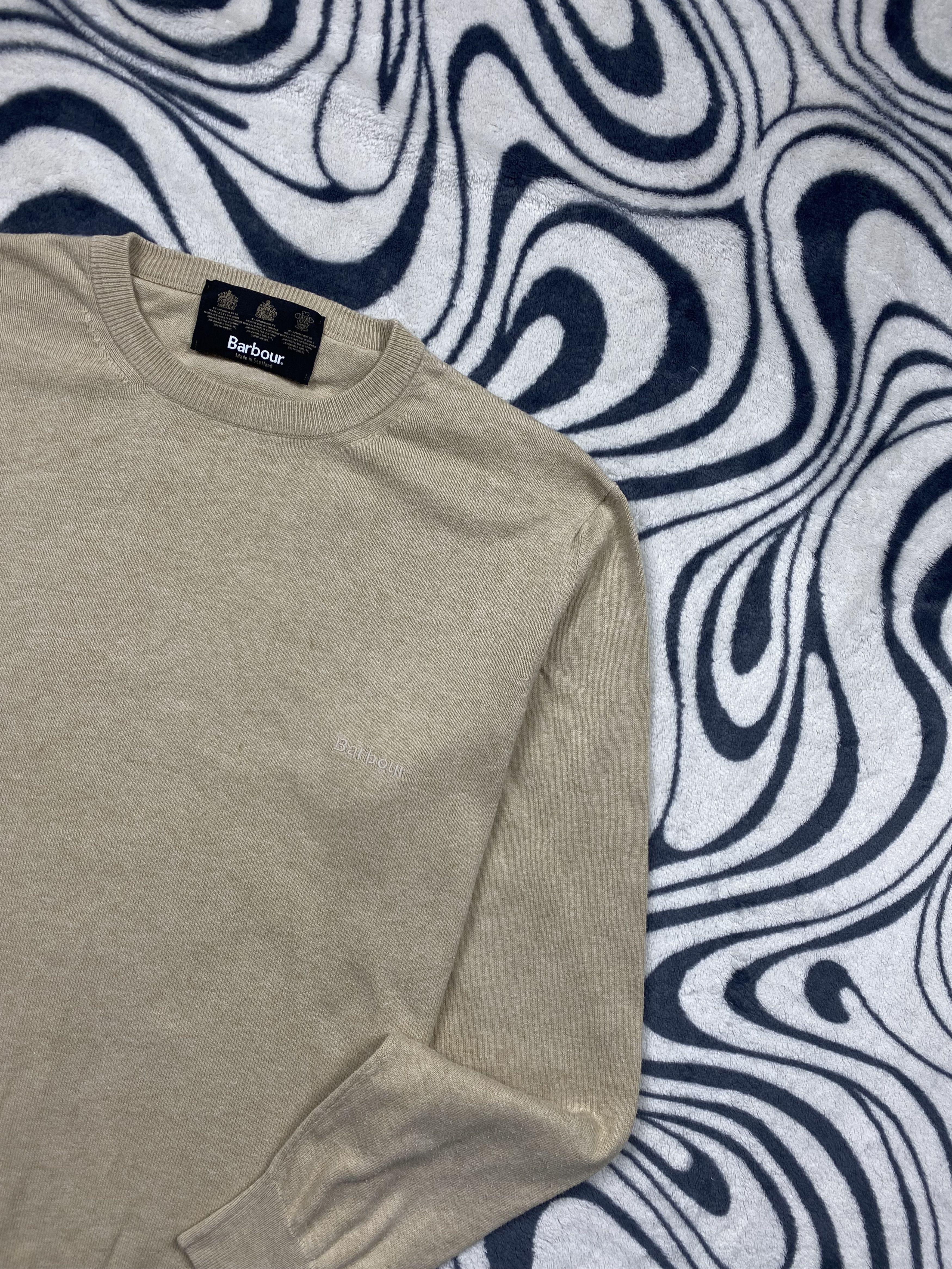 Barbour × Vintage Barbour Vintage Mens Knit Sweater Knitwear Size US S / EU 44-46 / 1 - 2 Thumbnail