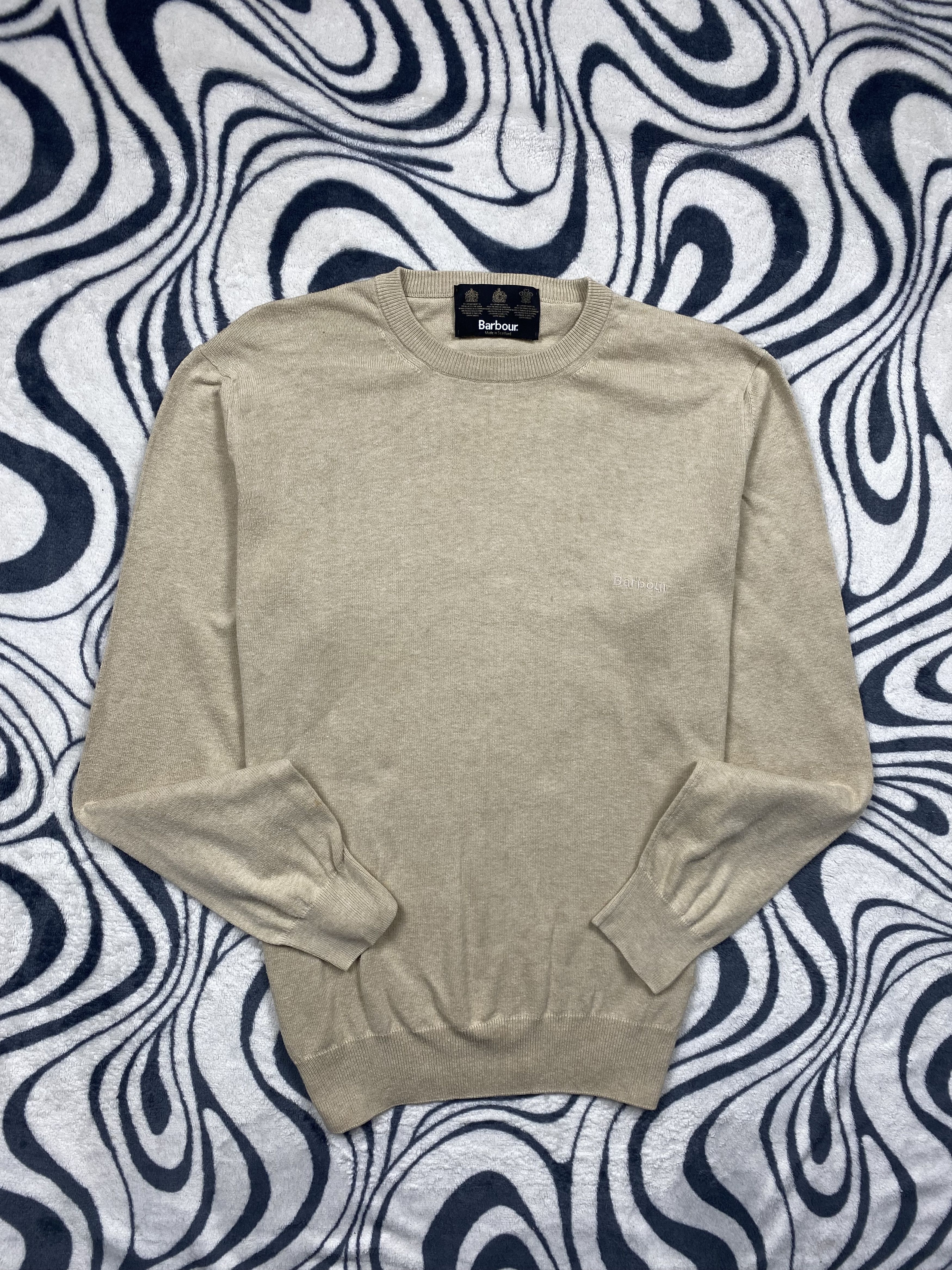 Barbour × Vintage Barbour Vintage Mens Knit Sweater Knitwear Size US S / EU 44-46 / 1 - 1 Thumbnail