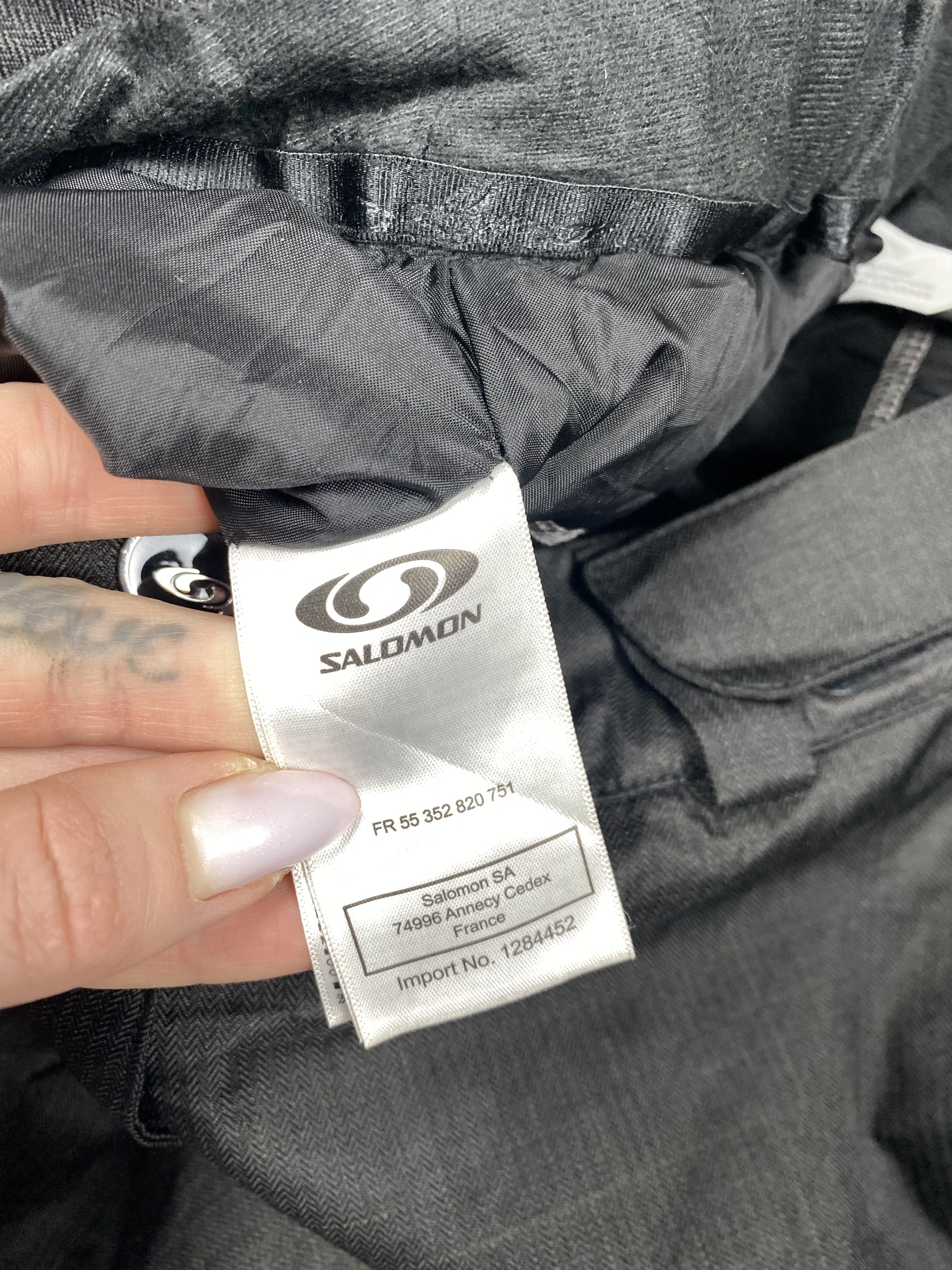 Japanese Brand Salomon Womens GoreTex Ski Pants Snowboard Size 36" / US 14 / IT 50 - 7 Thumbnail