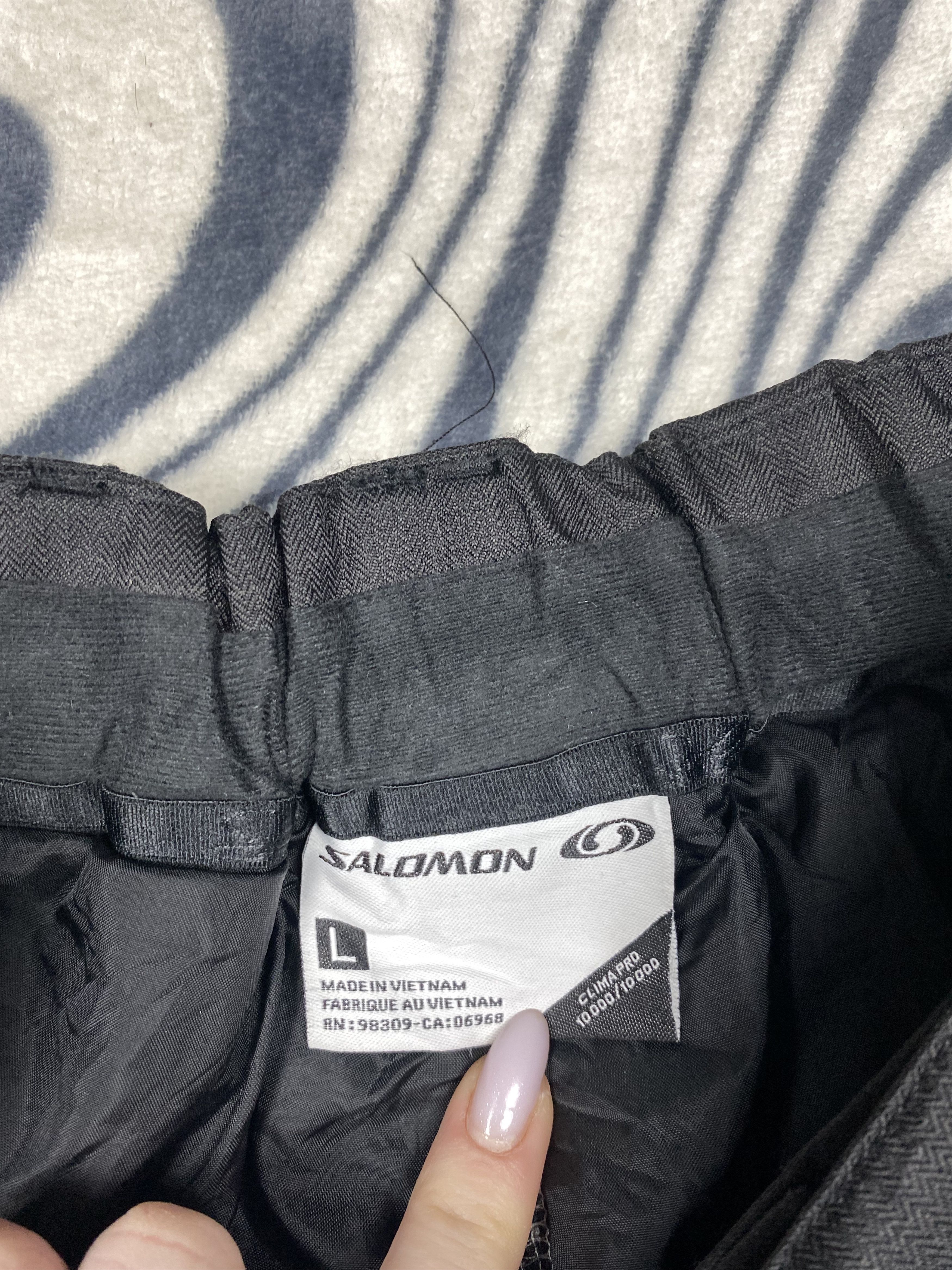 Japanese Brand Salomon Womens GoreTex Ski Pants Snowboard Size 36" / US 14 / IT 50 - 6 Thumbnail