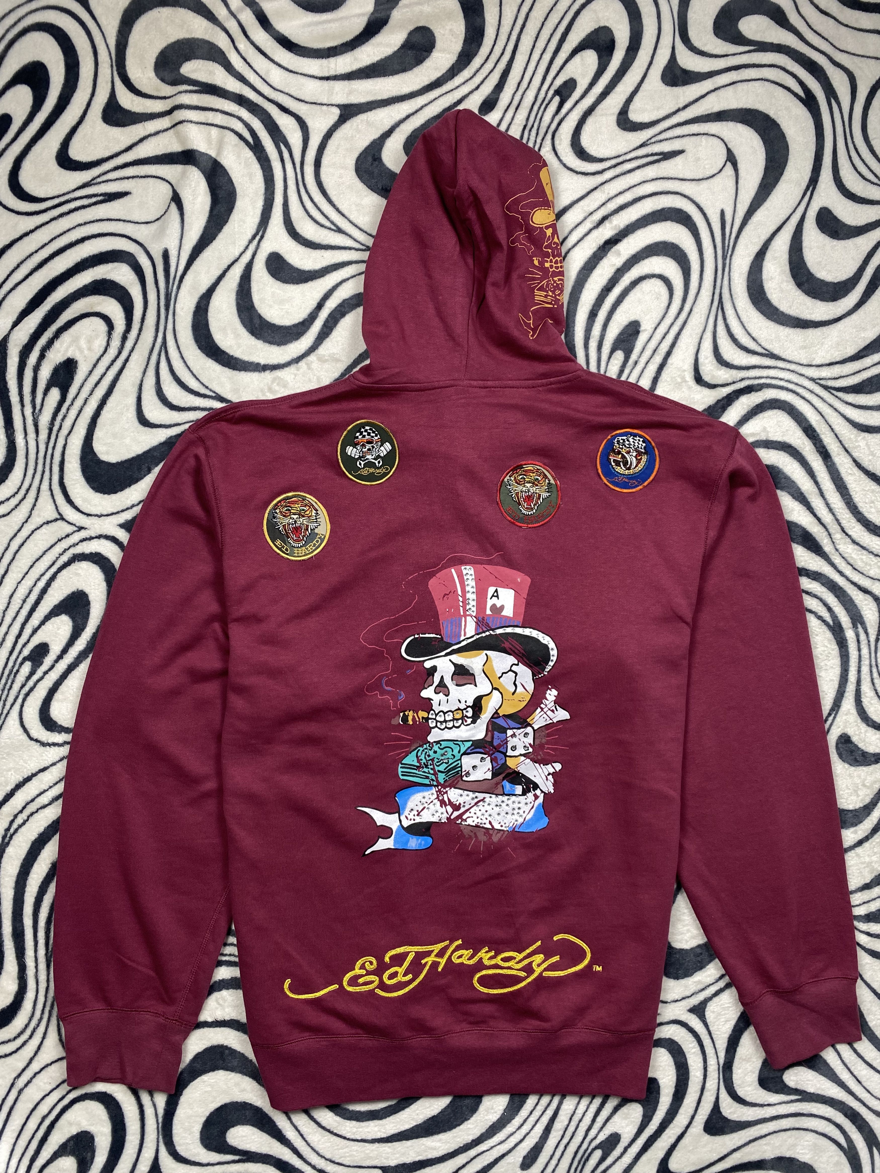 Christian Audigier × Ed Hardy Ed Hardy by Christian Audigier Mens Hoodie Size US XXL / EU 58 / 5 - 6 Thumbnail