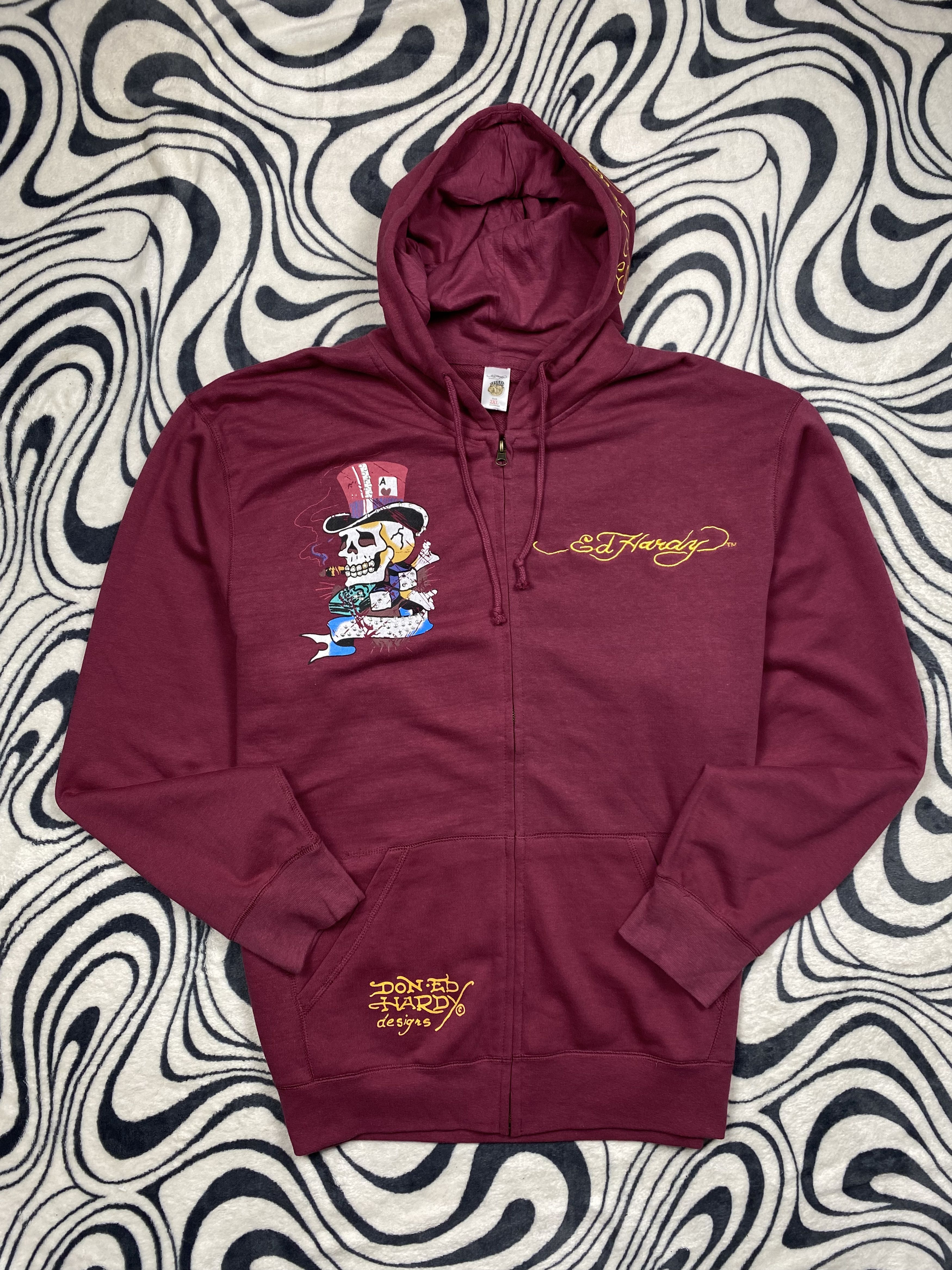 Christian Audigier × Ed Hardy Ed Hardy by Christian Audigier Mens Hoodie Size US XXL / EU 58 / 5 - 1 Thumbnail