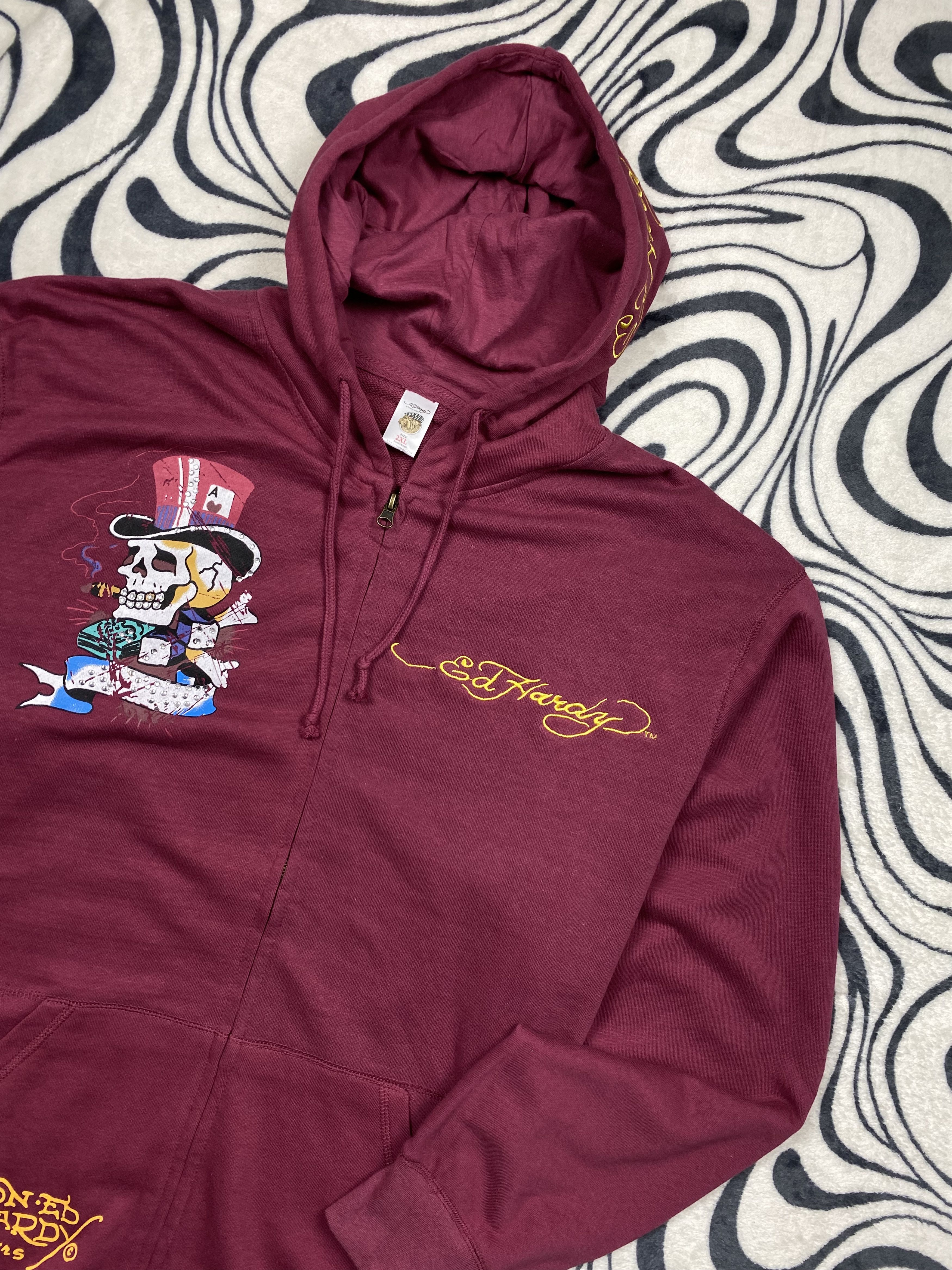 Christian Audigier × Ed Hardy Ed Hardy by Christian Audigier Mens Hoodie Size US XXL / EU 58 / 5 - 2 Thumbnail